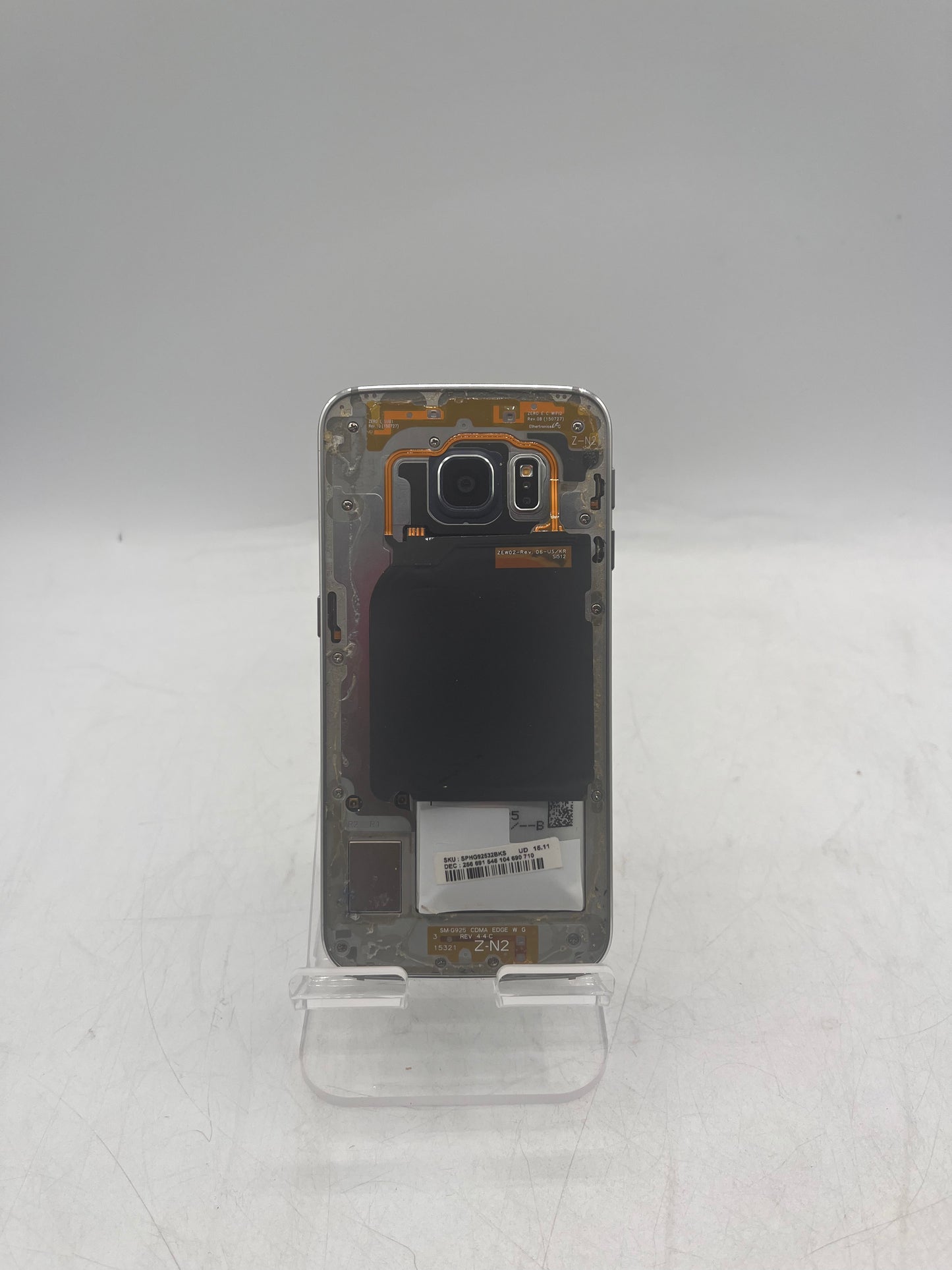 Samsung Galaxy S6 Edge 32GB Black Unlocked Broken Cell Phone BAD BATT