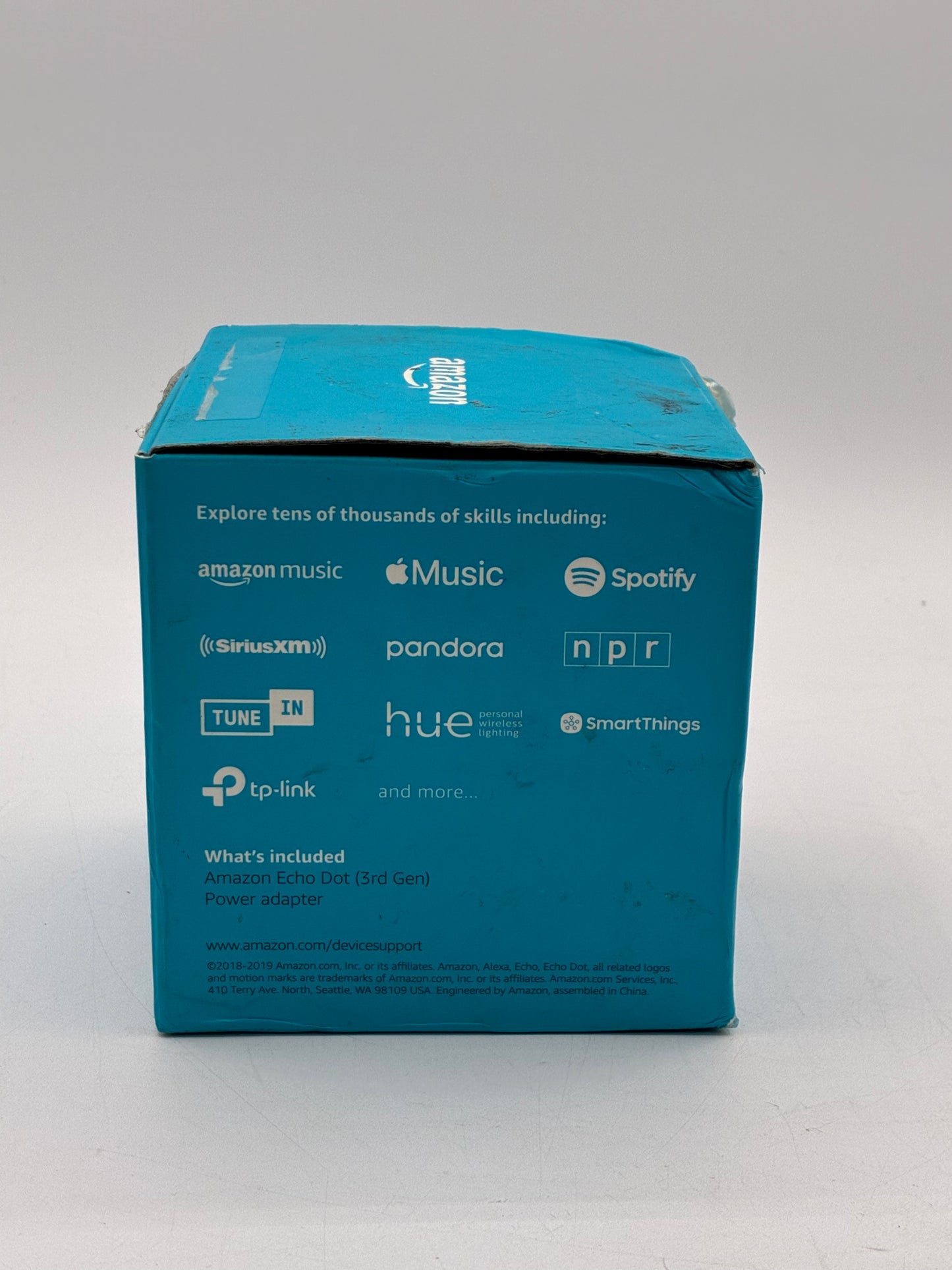 Amazon Echo Dot Alexa Black - Used with Box