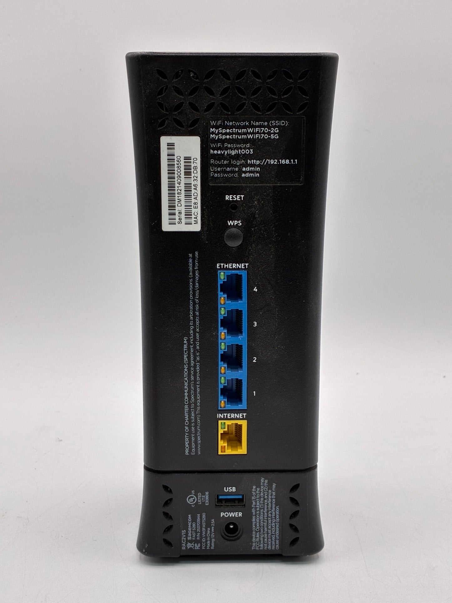 Spectrum Wave 2 RAC2V1K Wireless Router