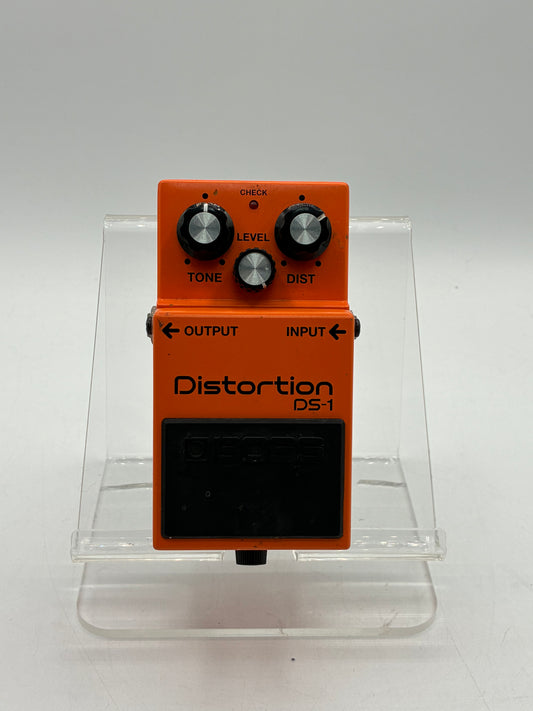 Used Boss DS-1 Electric Guitar Distortion Effect Pedal - Orange