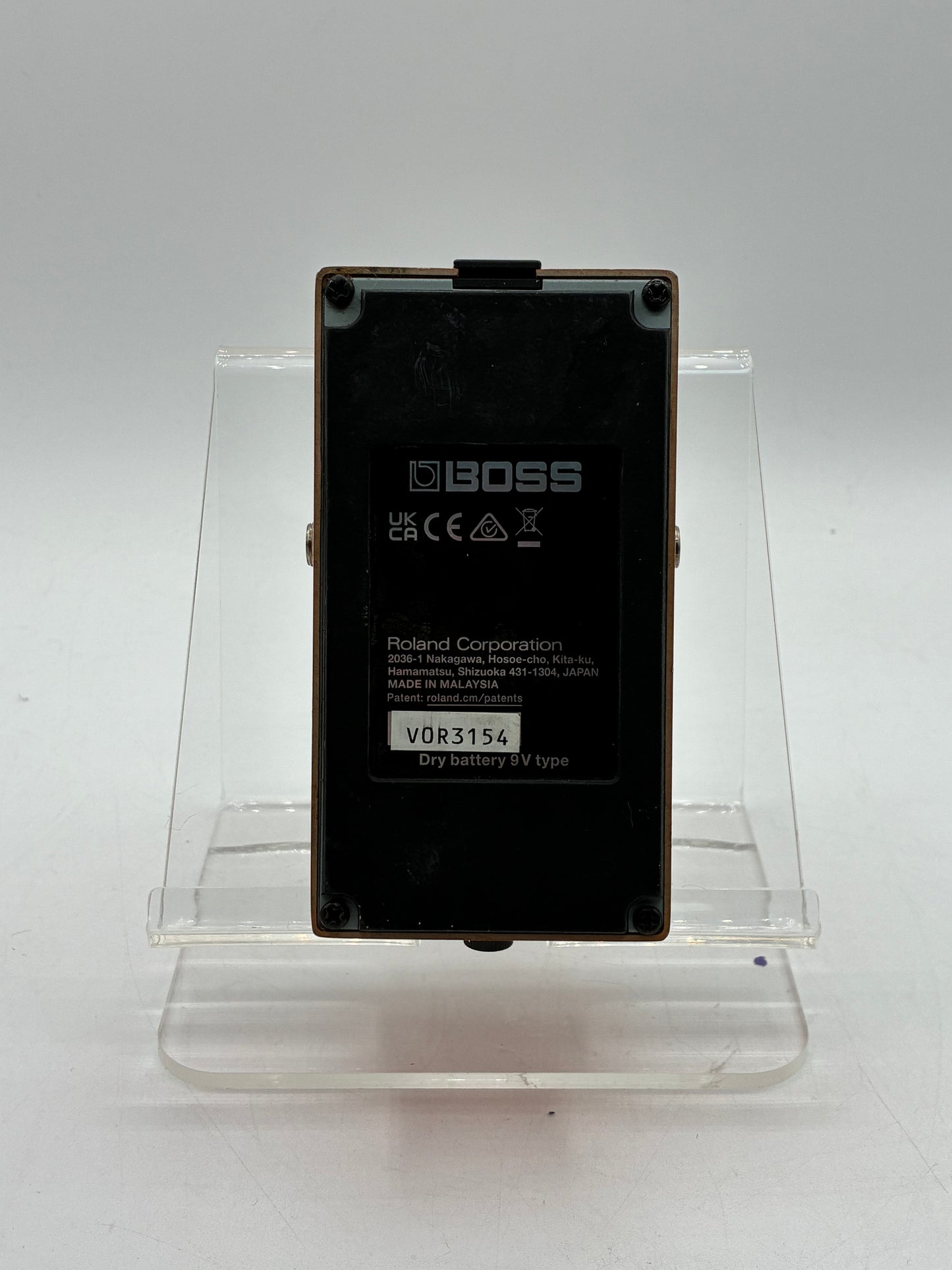 Used Boss DS-1 Electric Guitar Distortion Effect Pedal - Orange