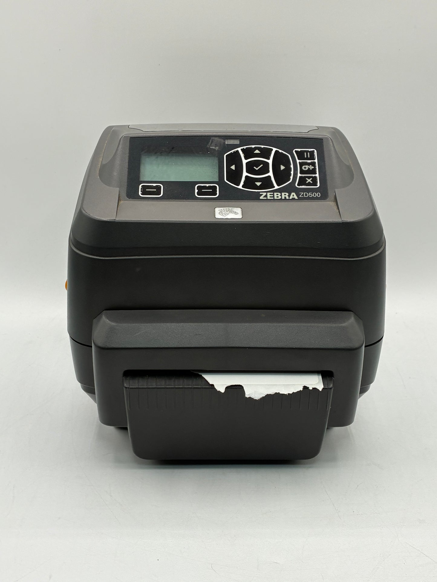 TESTED Zebra ZD500 Thermal Transfer Barcode Label Printer LCD USB LAN Bluetooth w/Charger