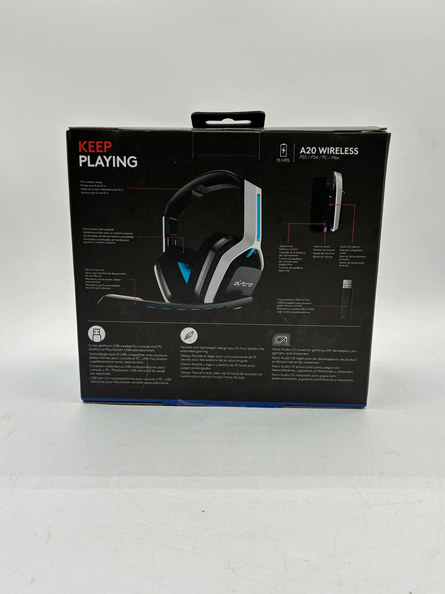 Logitech ASTRO A20 Wireless Headset for Playstation PS5/PS4/PC/MAC Free Shipping