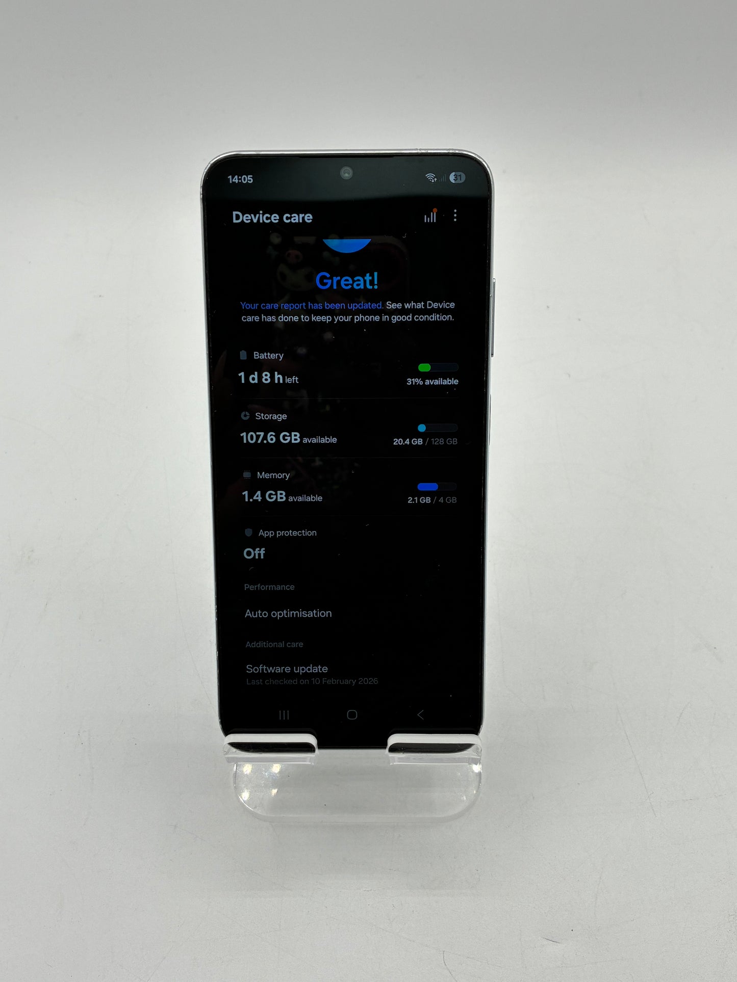Samsung Galaxy A05s SM-A057G/DSN Cellphone (Black 128GB 4GB)