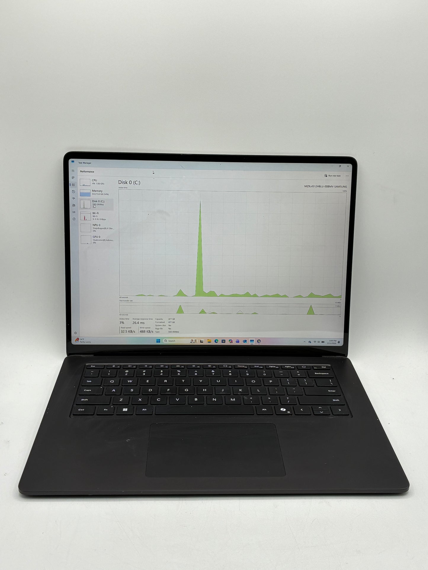 Microsoft Surface Laptop 7 CoPilot Snapdragon X Elite 16GB 512GB