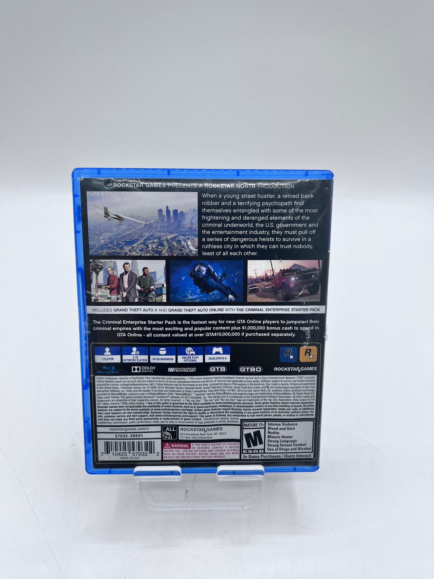 Playstation 4 Grand Theft Auto V Video Game