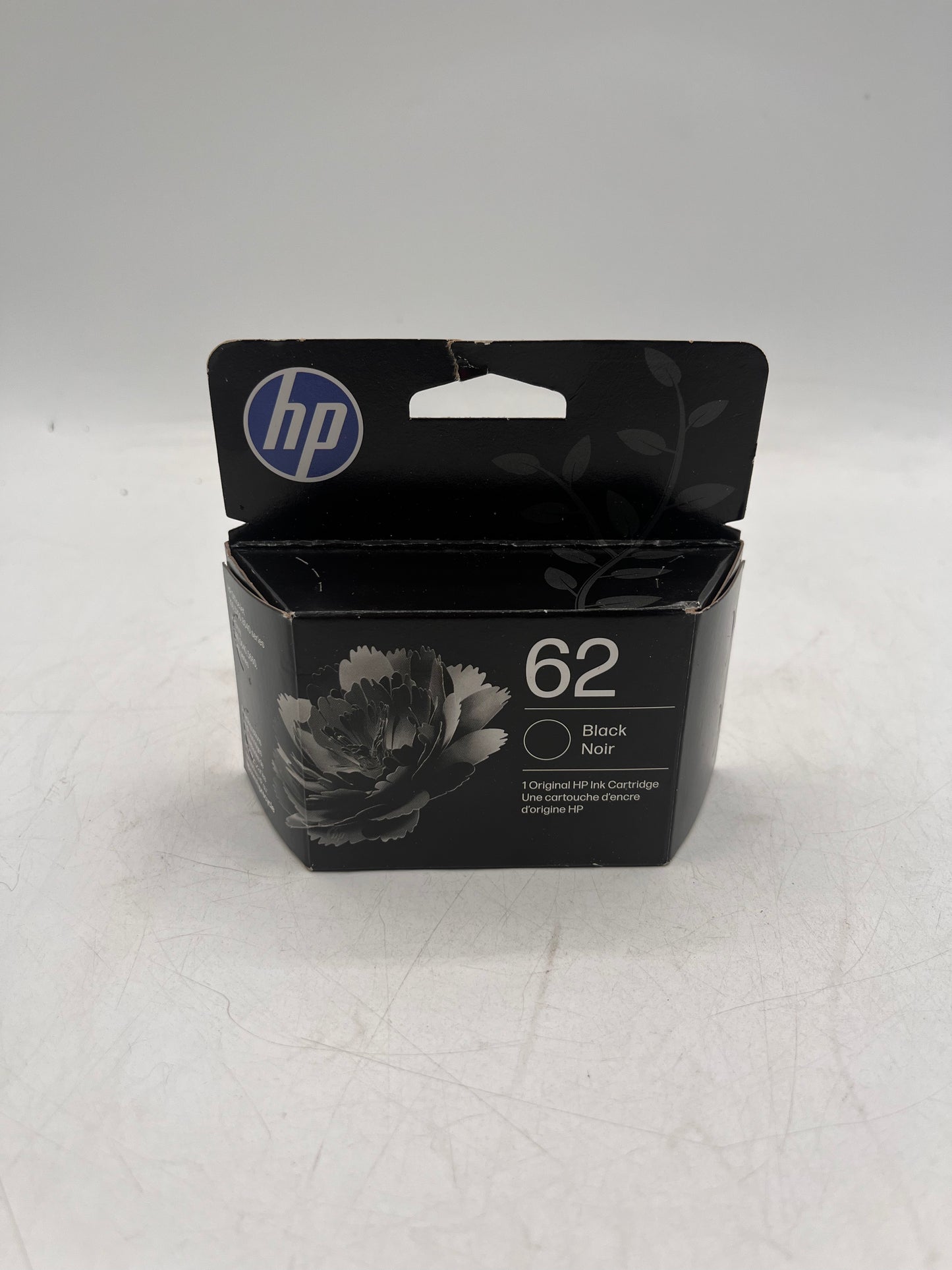 HP 62 Black Original Ink Cartridge C2P04AN#140 New In Box