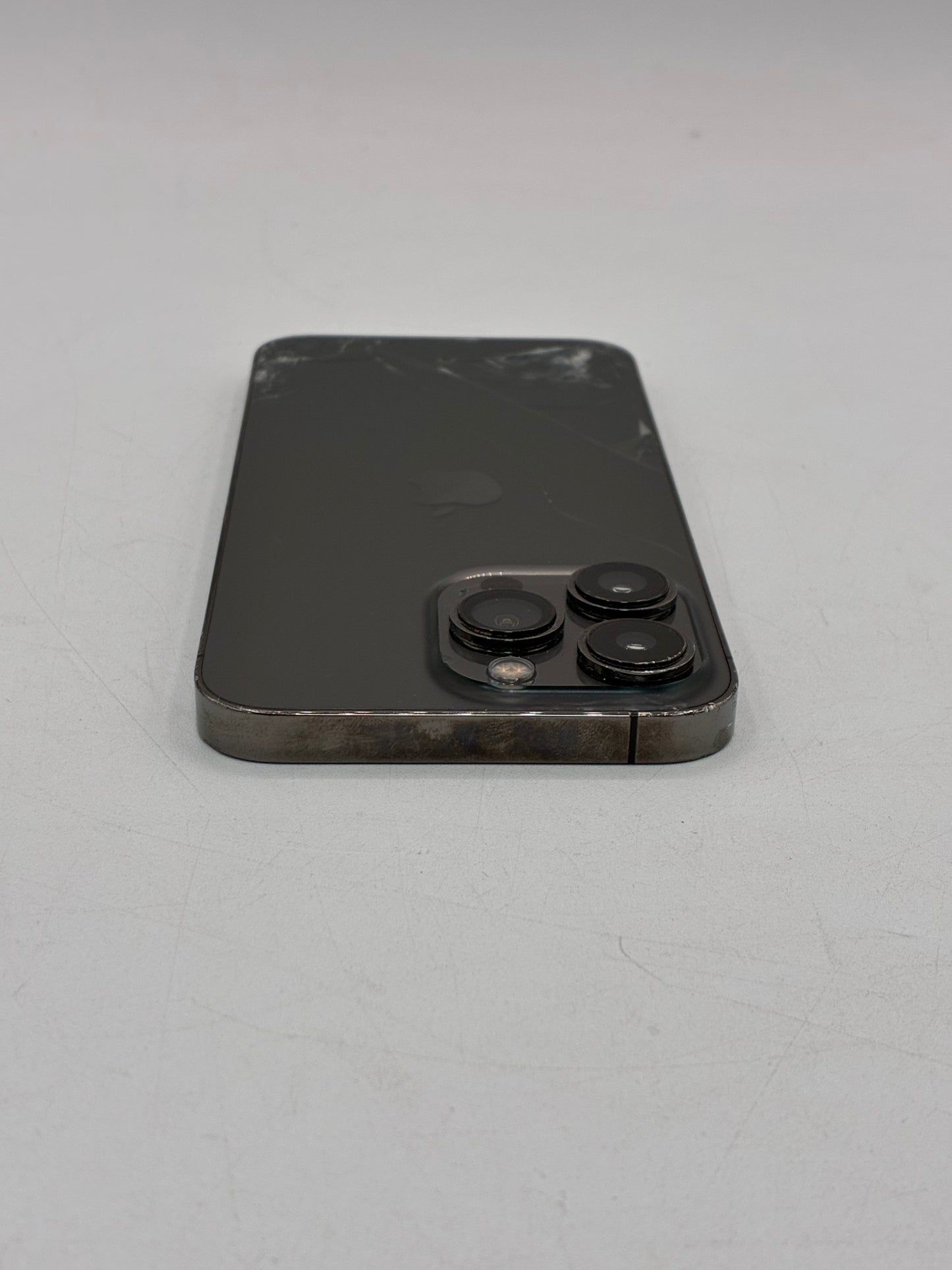 Parts Only Unlocked Apple iPhone 13 Pro 128GB 6.1” Graphite A2483 CRACKED BACK