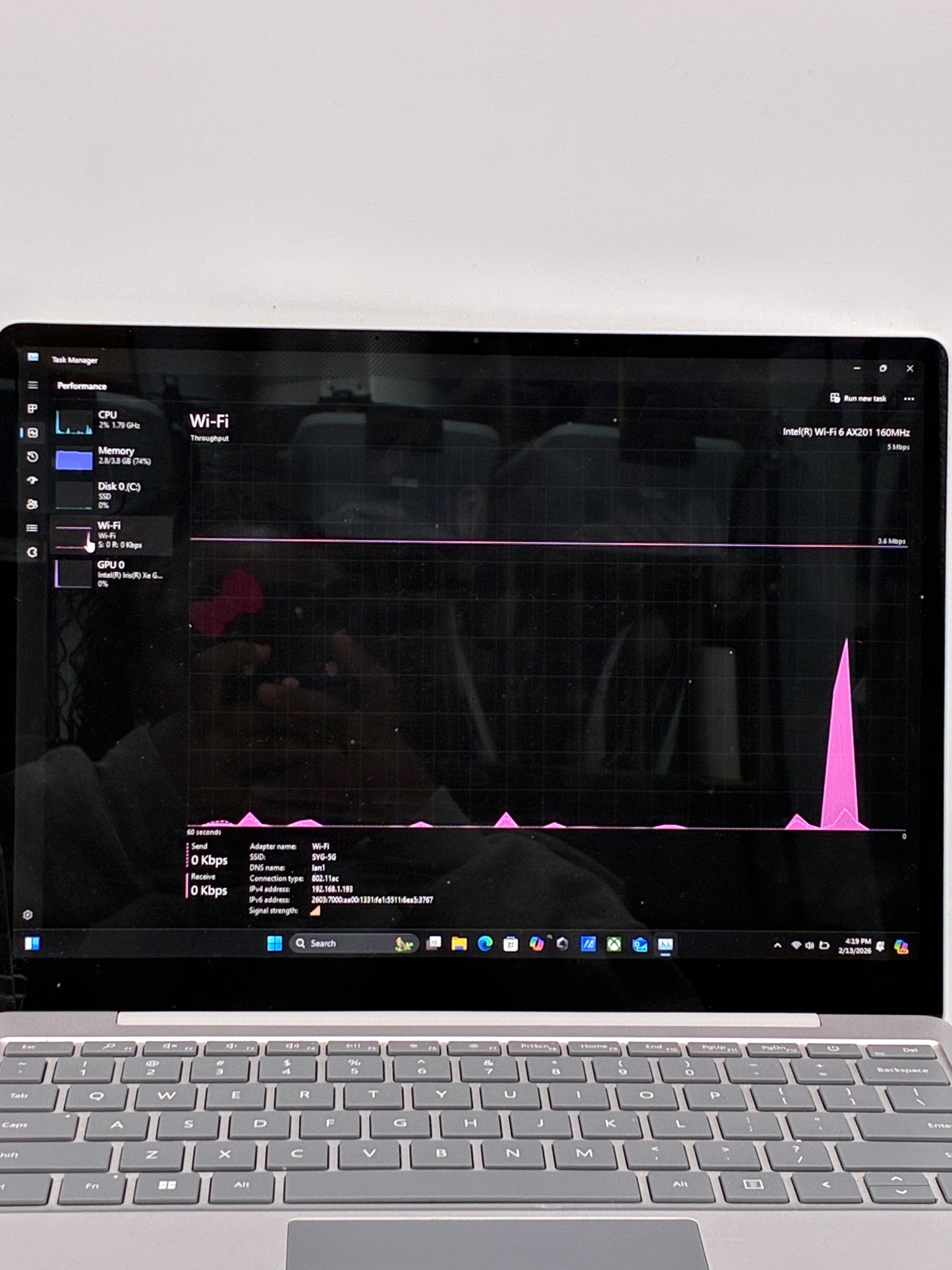 Microsoft Surface Go 2 - 13-inch Core i5 128GB 4GB RAM