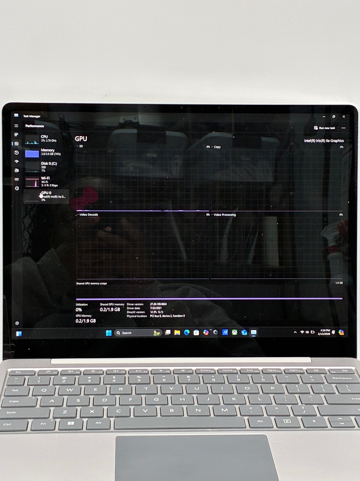 Microsoft Surface Go 2 - 13-inch Core i5 128GB 4GB RAM