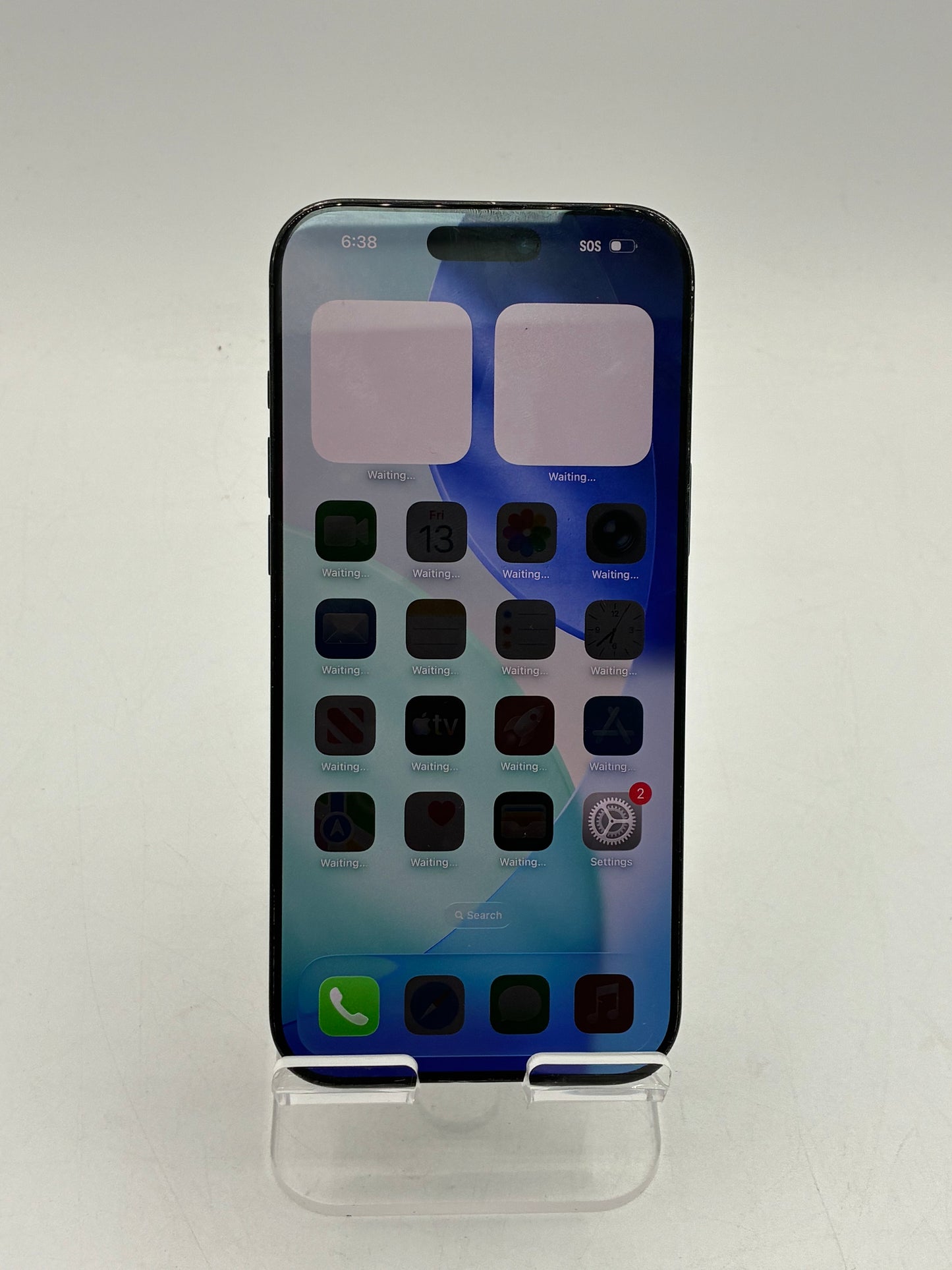 Unlocked Apple iPhone 16 Pro Max 256GB Black Titanium 95%BH Cracked Back