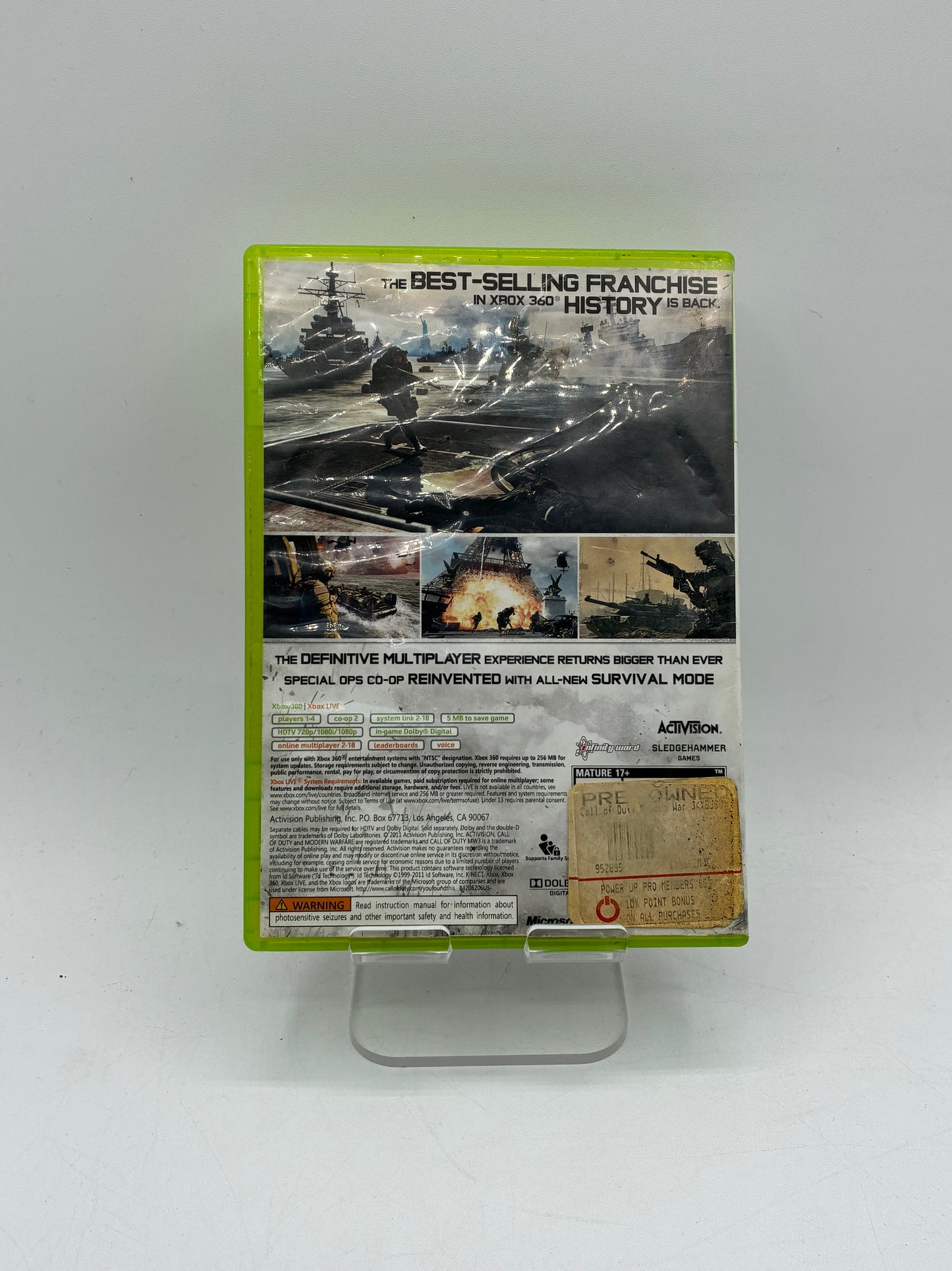 Call of Duty: Modern Warfare 3 Microsoft Xbox 360