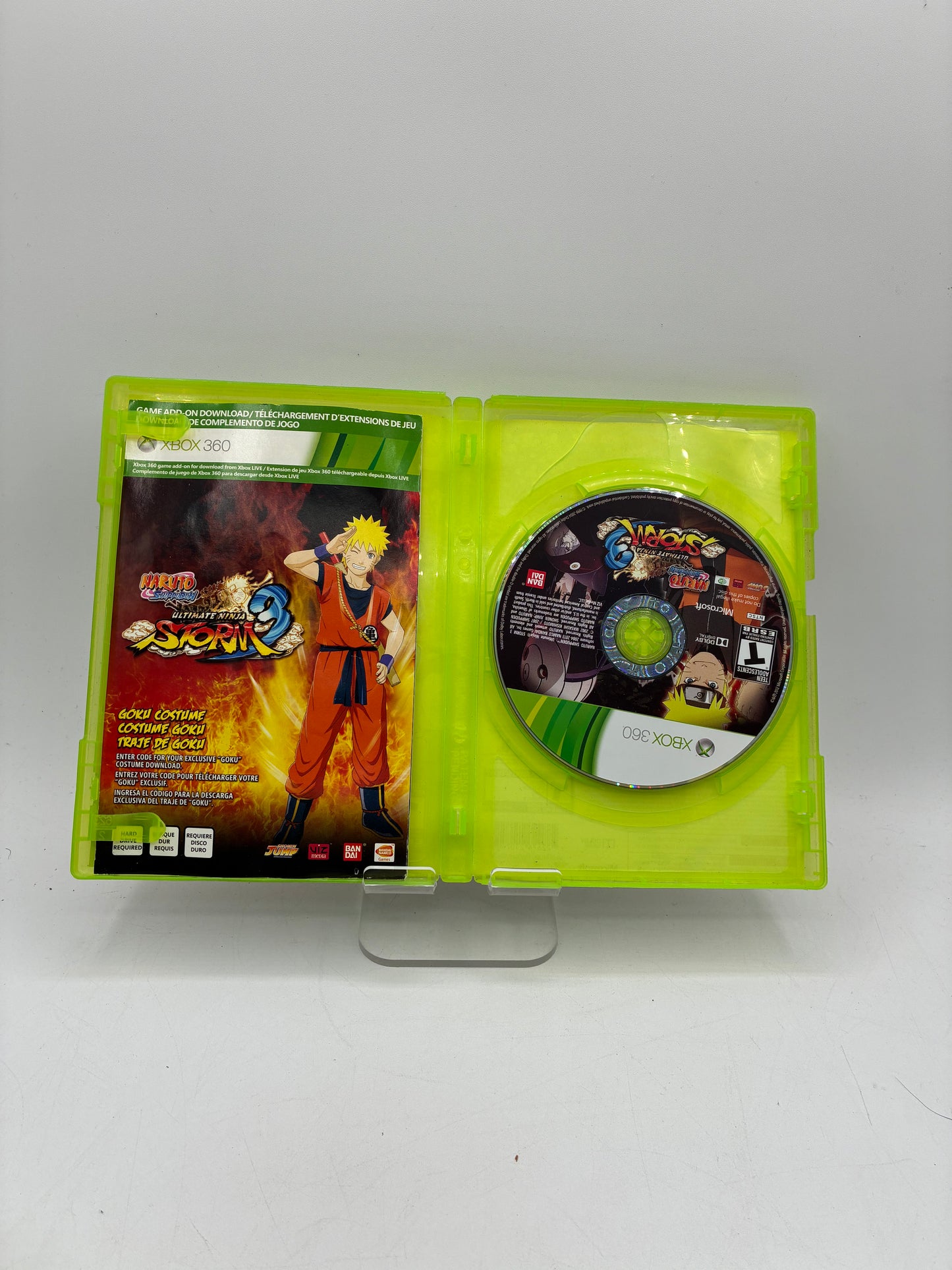 Xbox 360 Naruto Shippuden Ultimate Ninja Storm 3  - Free Shipping