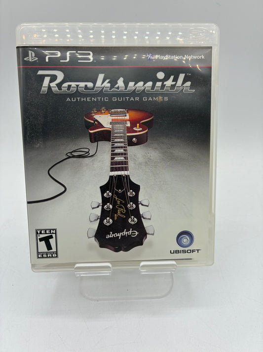 Rocksmith Authentic Guitar Sony PlayStation 3 Video Game - Free Shipping