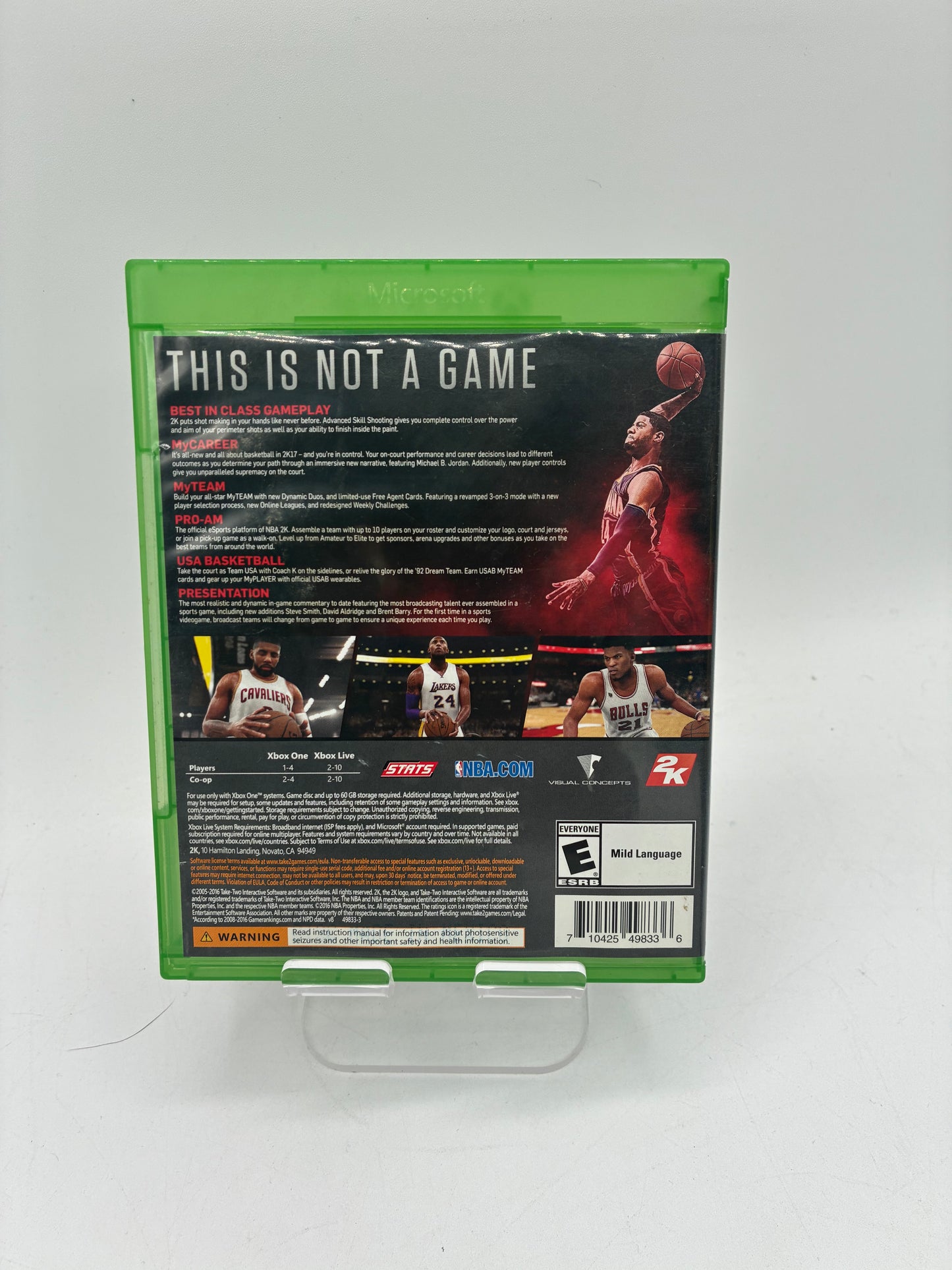 NBA 2K17 Xbox One Video Game - Free Shipping
