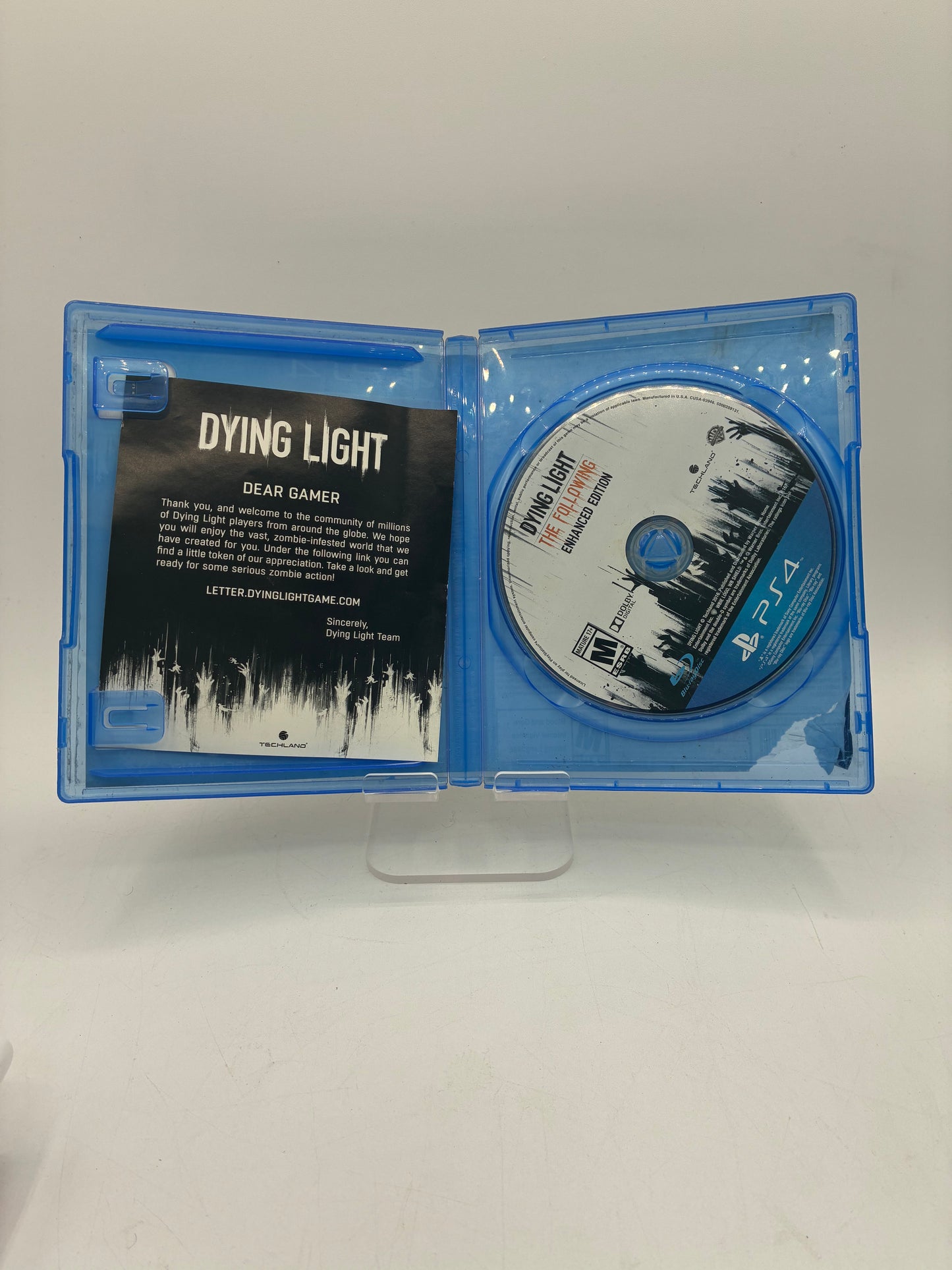 PS4 Dying Light The Following Enhanced Edition Video Game - Free Shipping