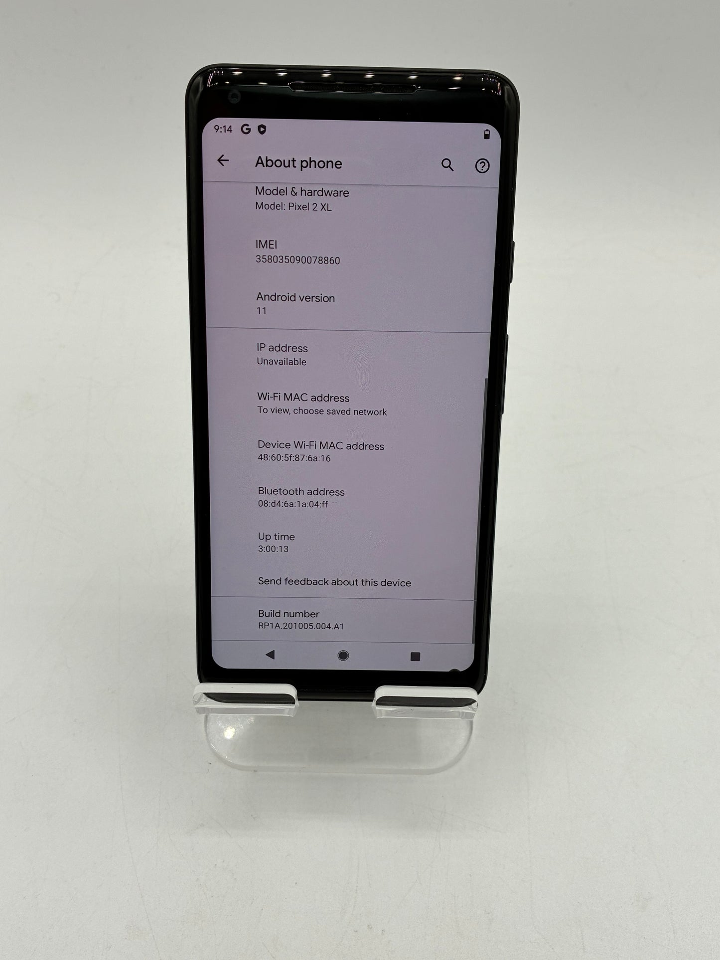 Google Pixel 2 XL 6 Inch 64GB Black Unlocked Excellent Condition
