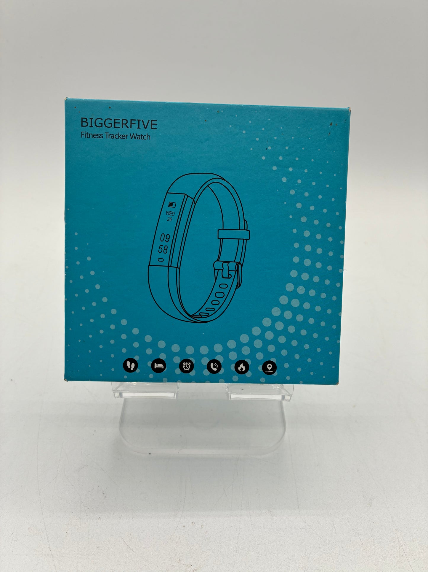 BIGGERFIVE Multi-Colored Fitness Tracker Watch - New Open Box