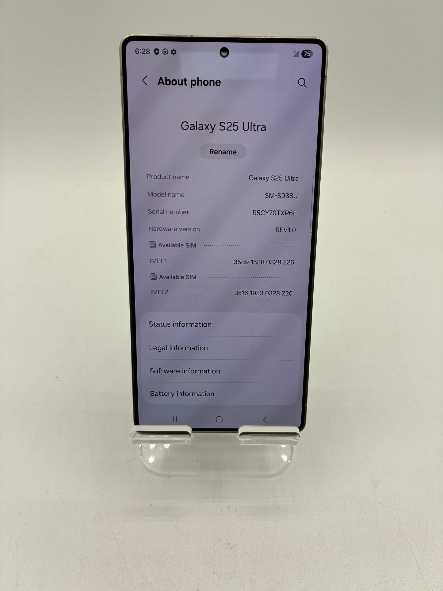 Samsung Galaxy S25 Ultra 256GB 512GB SM-S938U1 Titanium Black UNLOCKED