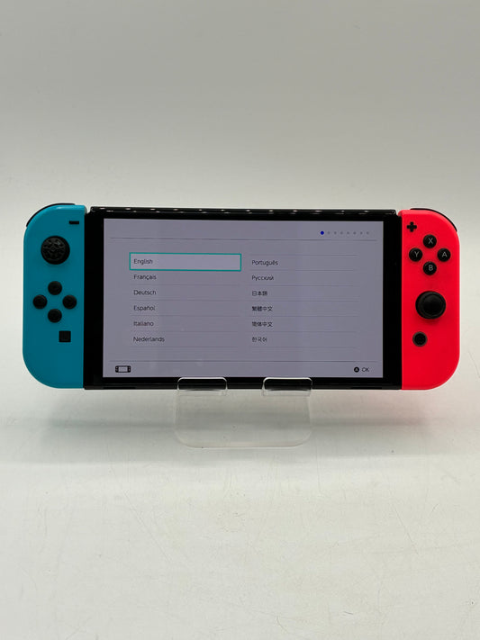 Nintendo Switch OLED Video Game Console HEG-001 Black with 128GB SD Card & Joycons