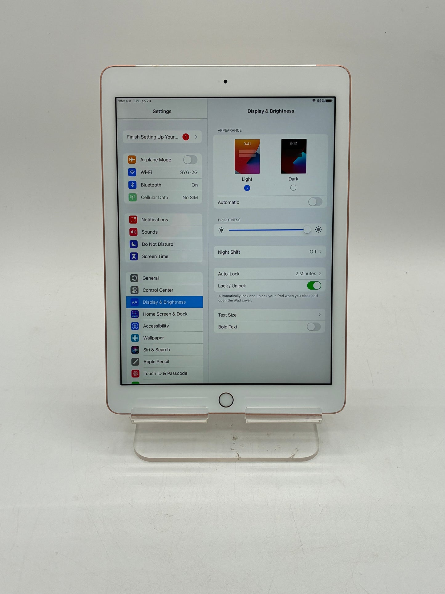 Apple iPad (6th Gen) A1954 32GB Rose Gold Tablet
