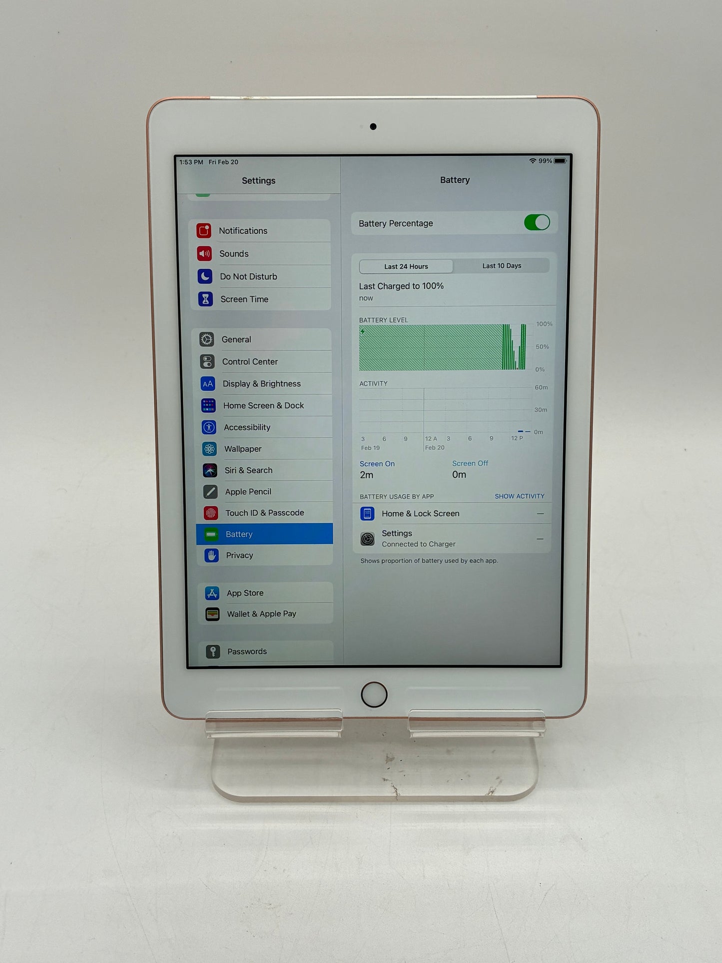 Apple iPad (6th Gen) A1954 32GB Rose Gold Tablet