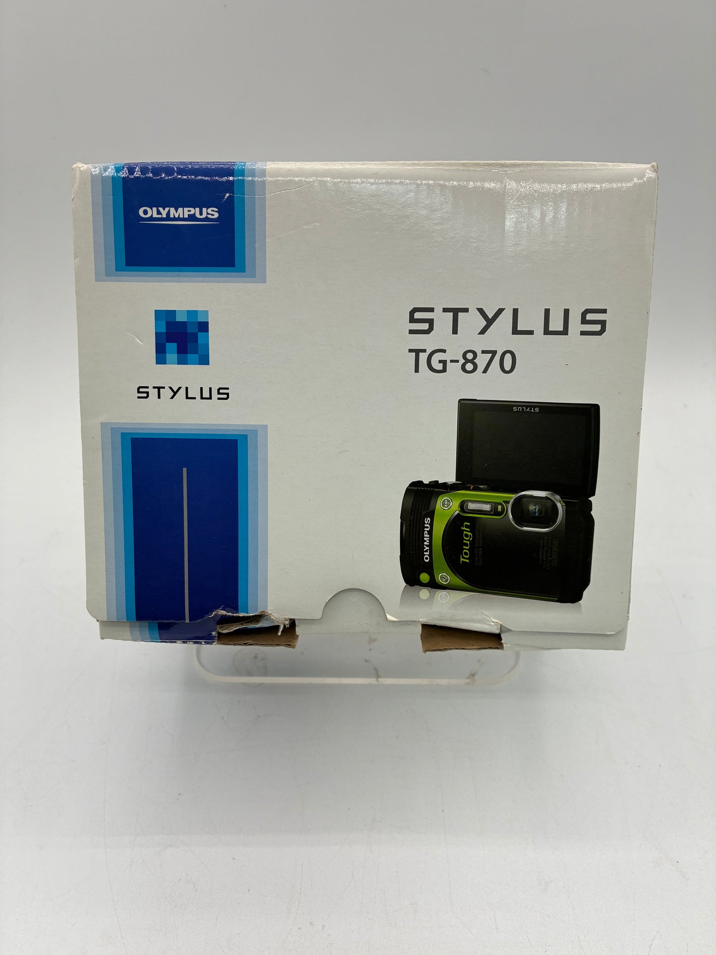 Olympus TG-870 Tough Waterproof Digital Camera With Box