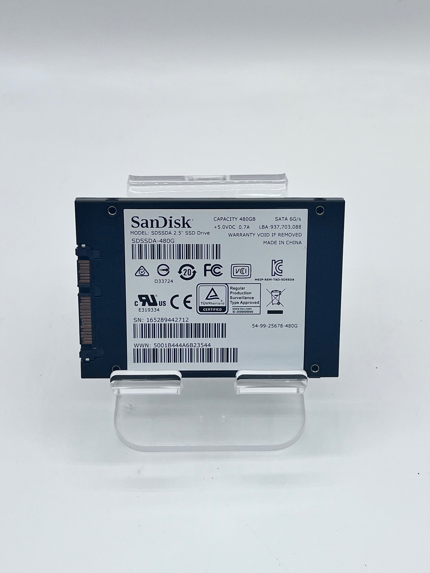 SanDisk 480GB SSD Plus Internal Solid State Drive SDSSDA-480G - Black