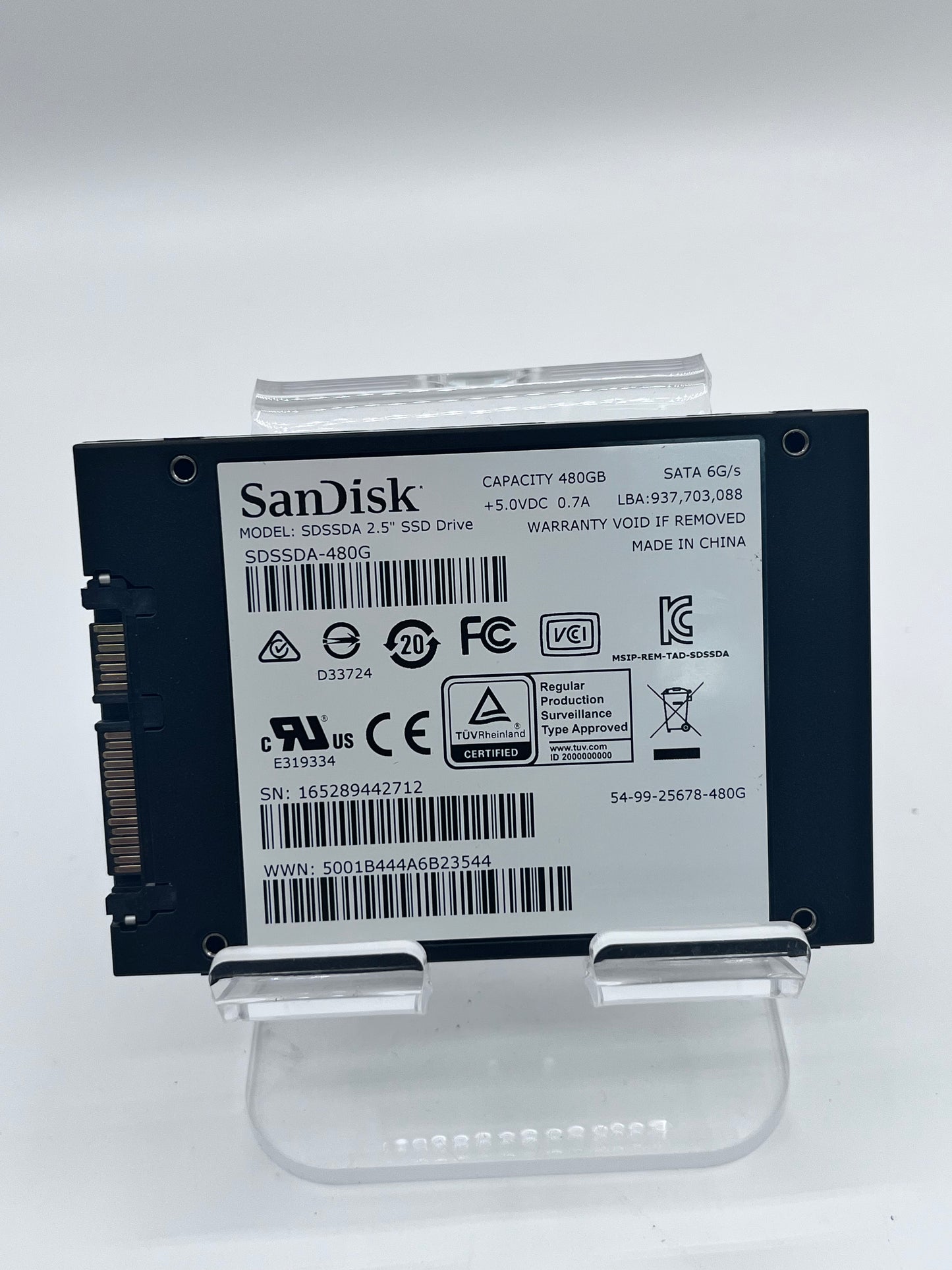 SanDisk 480GB SSD Plus Internal Solid State Drive SDSSDA-480G - Black