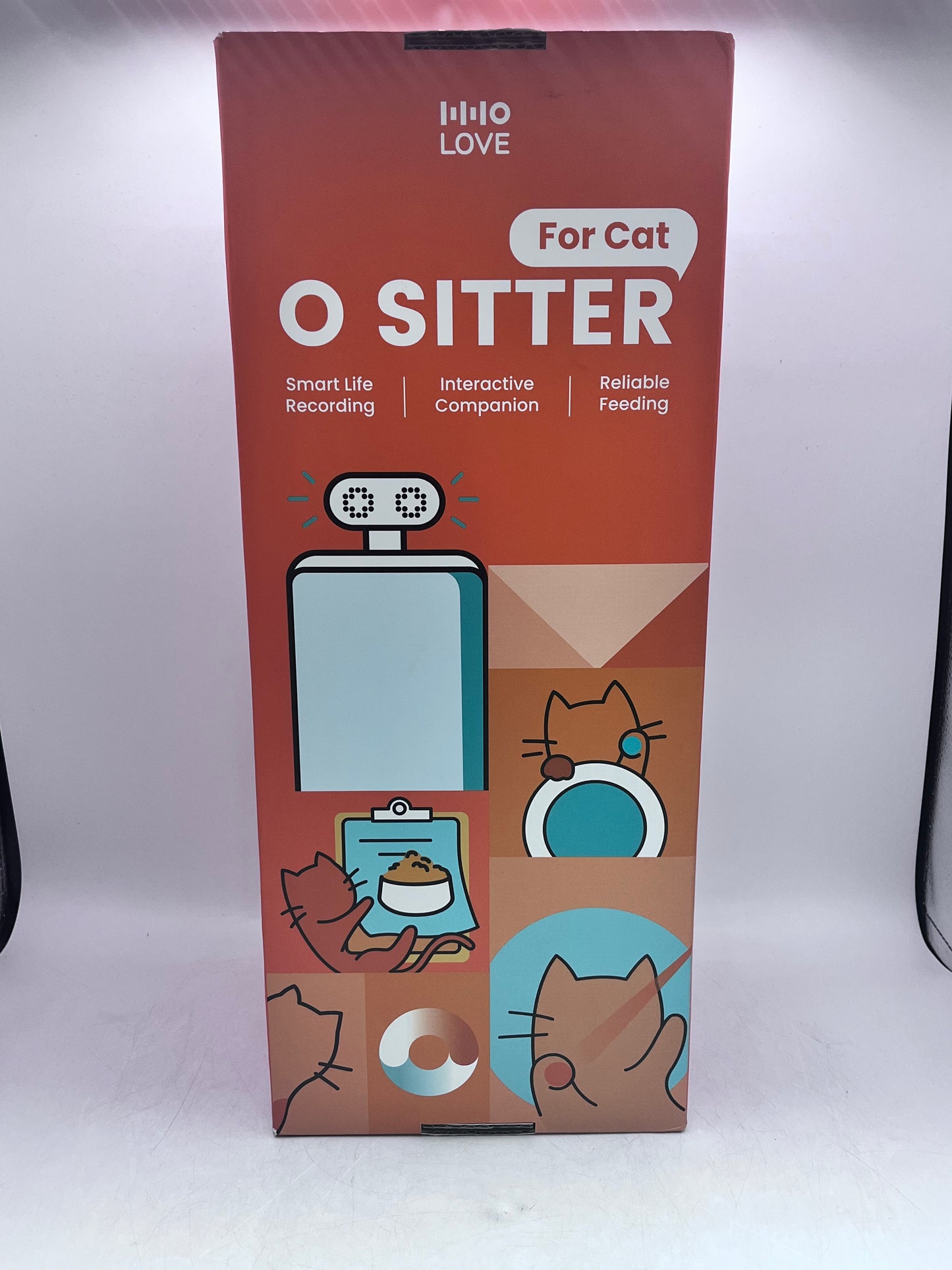 HHOLOVE Smart Robot Cat Companion Auto Feeding & Tracking