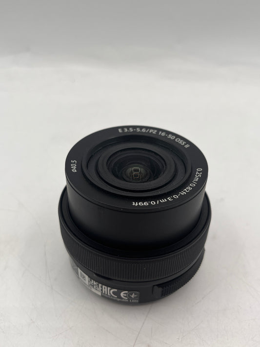 Sony E-mount 3.5-5.6/PZ 16-50 OSS II Camera Lens - Black