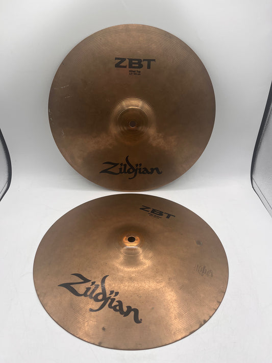 ZBT Zildjian ZBT 13”/33cm Hi Hats Top & Bottom Cymbals Pair - Gold