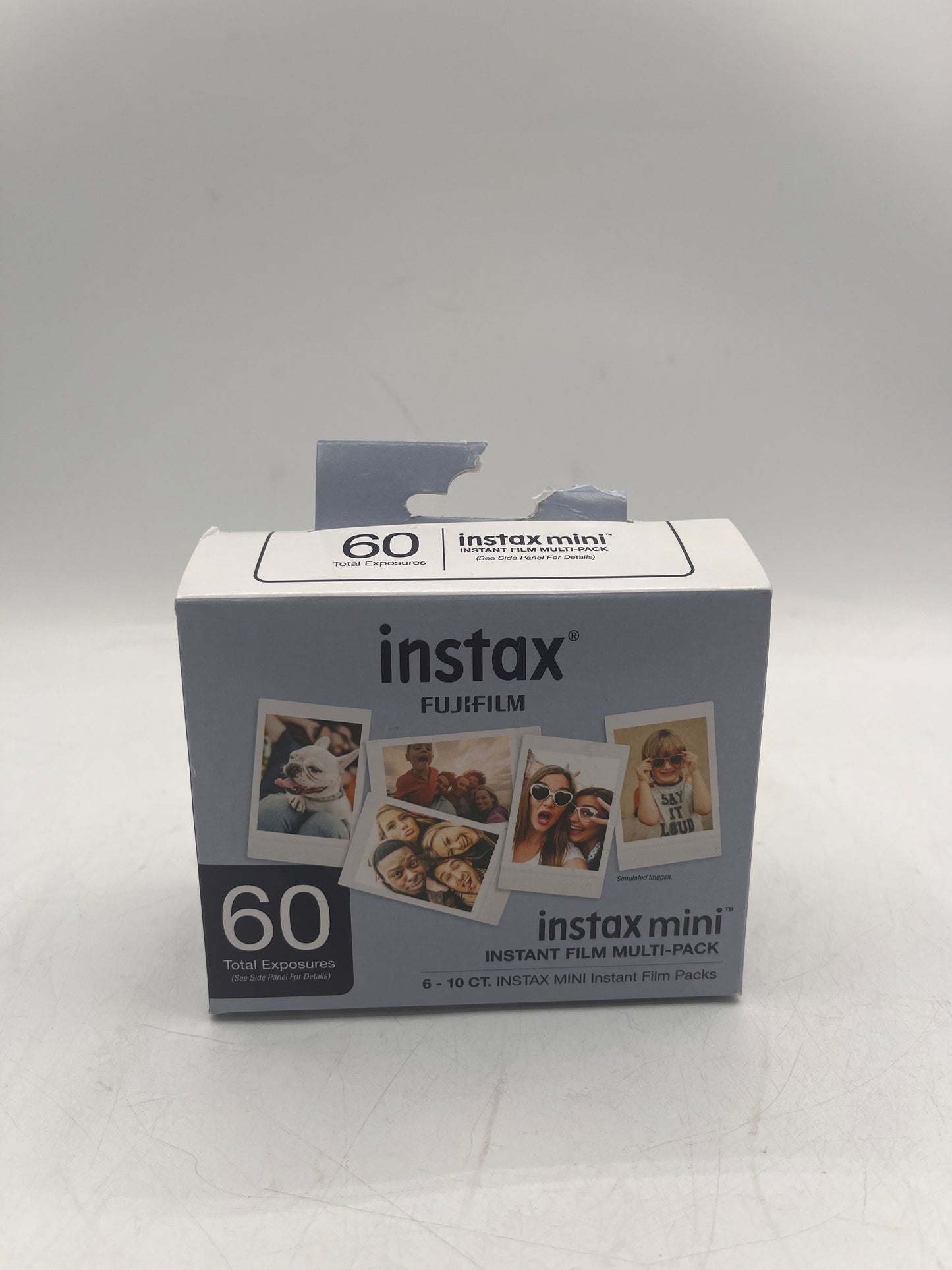 Fujifilm Instax Mini 60 Total Exposures Instant Film Multi Pack - White