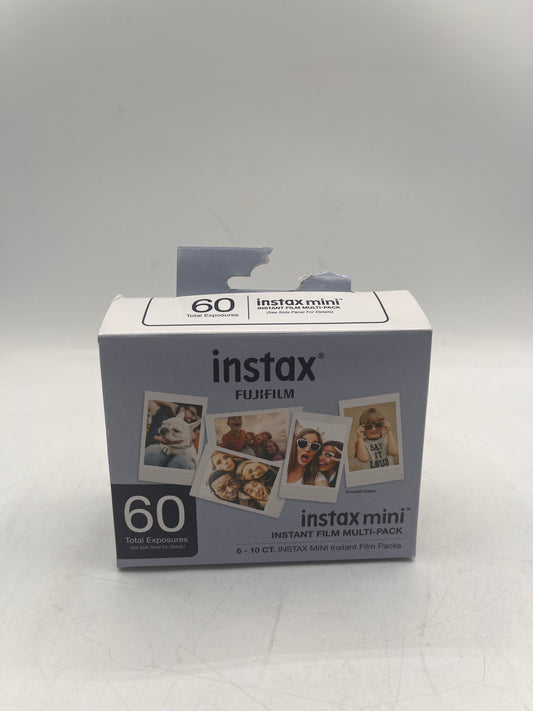 Fujifilm Instax Mini 60 Total Exposures Instant Film Multi Pack - White