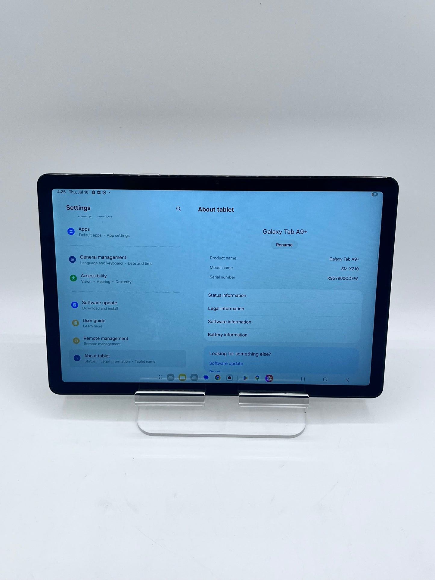 WiFi Only Samsung Galaxy Tab A9+ 11.0" 64GB Black SM-X210
