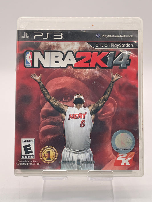 Playstation 3 PS3 NBA 2K14 Game - Used with Box - Free Shipping