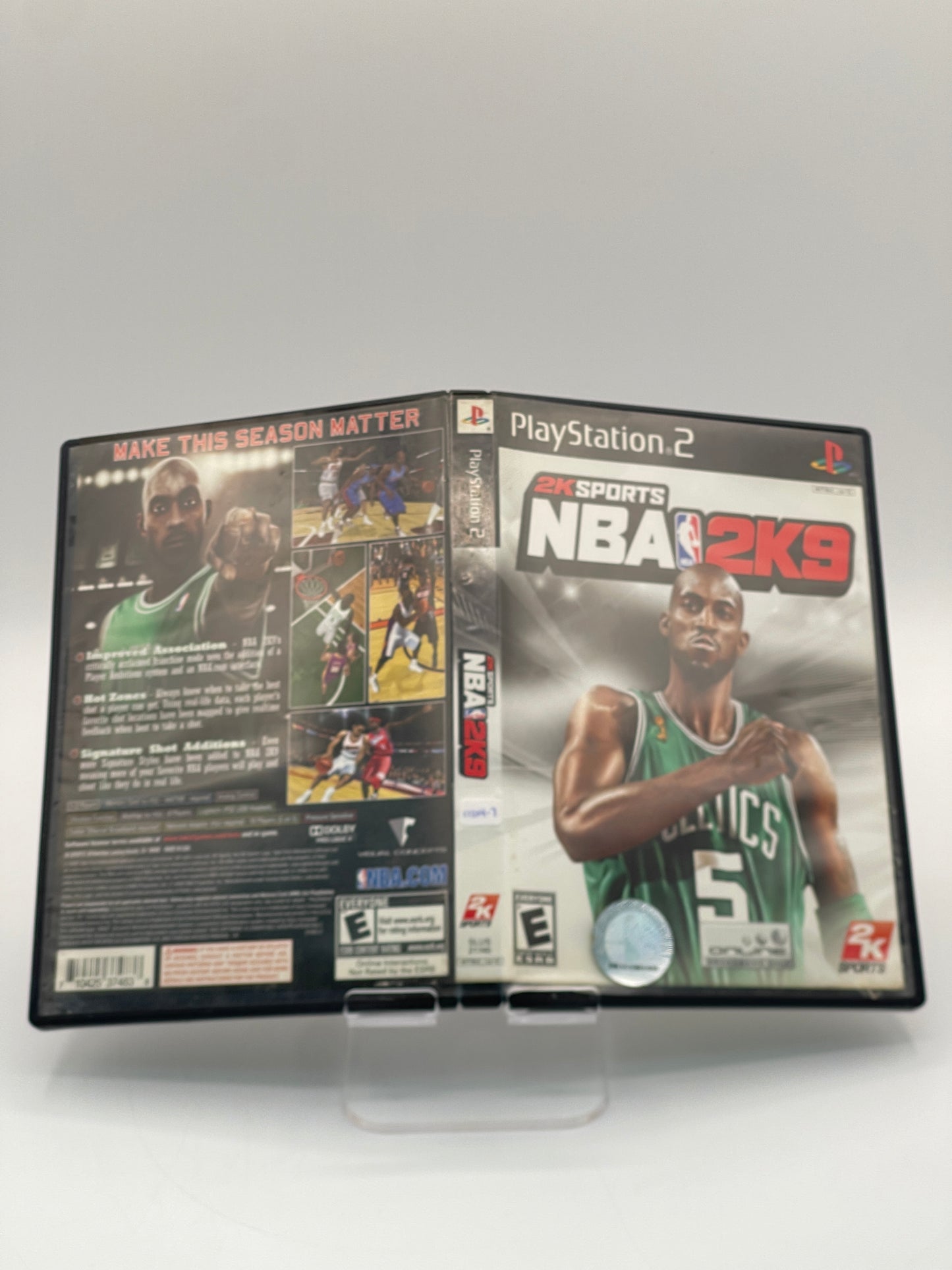 NBA 2K9 for Playstation 2 Box and Manual - Free Shipping!