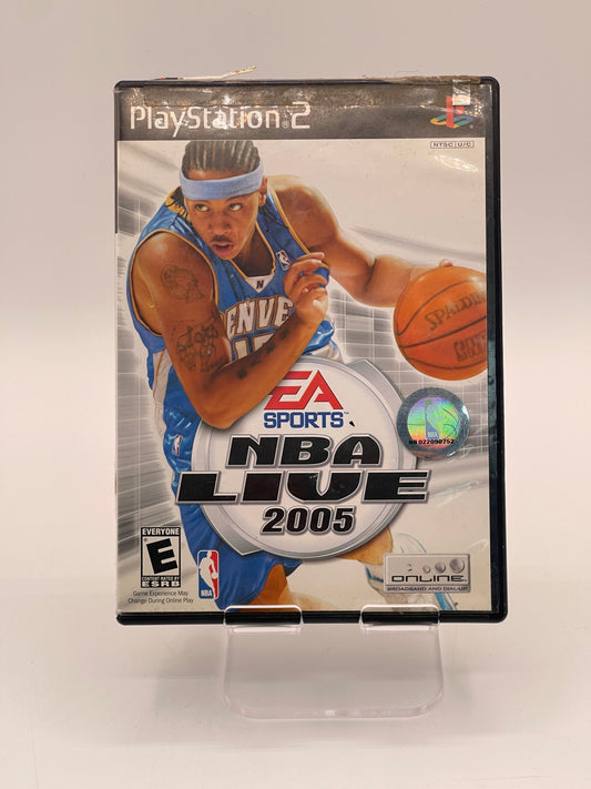 PlayStation 2 NBA Live 2005 Video Game with Box