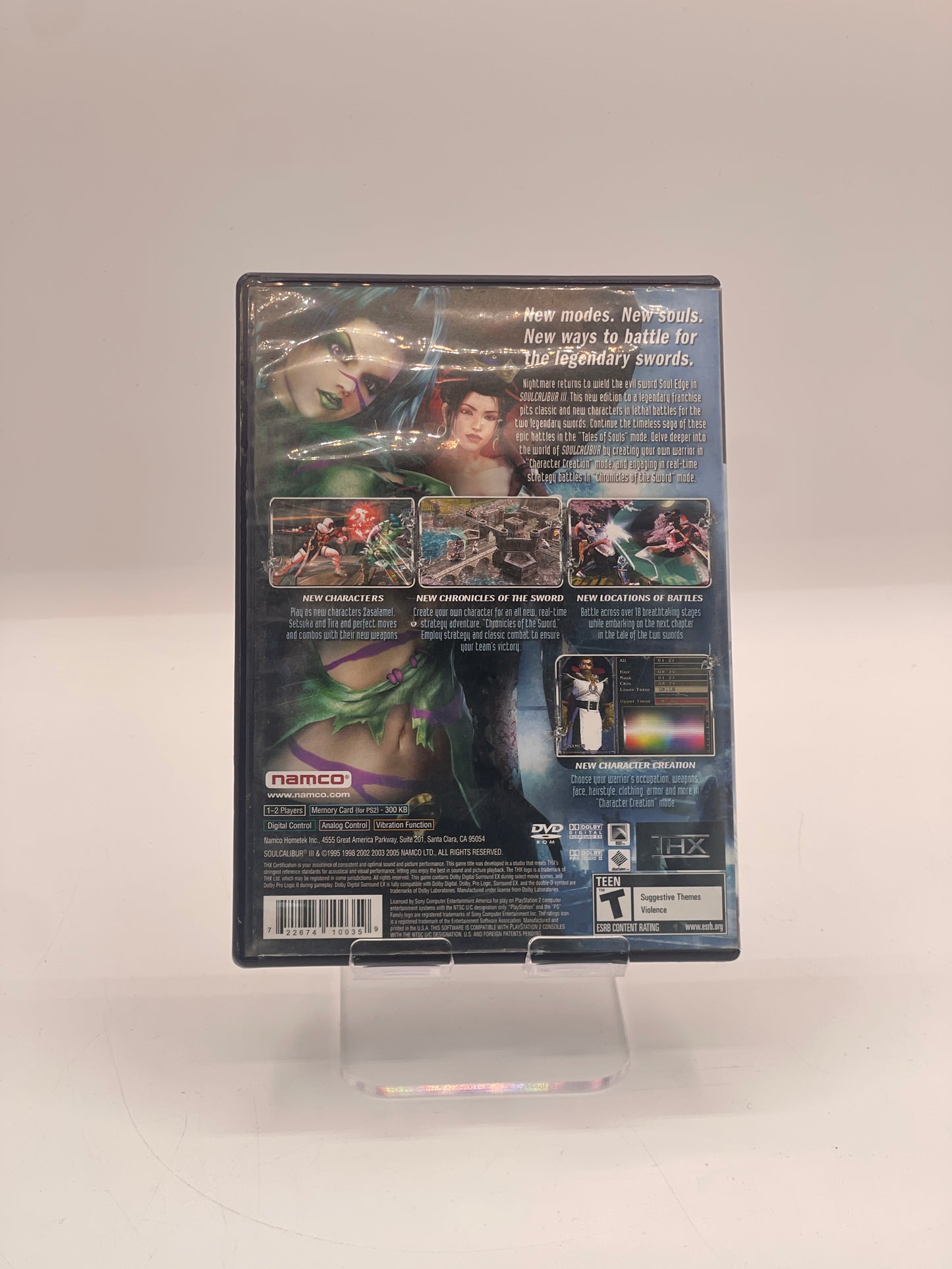 Soul Calibur III 3 (Sony PlayStation 2, PS2, 2005) With Manual