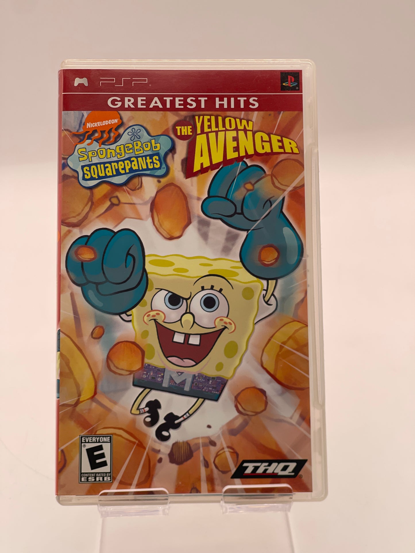 SPONGEBOB SQUAREPANTS: THE YELLOW AVENGER PSP Game CIB