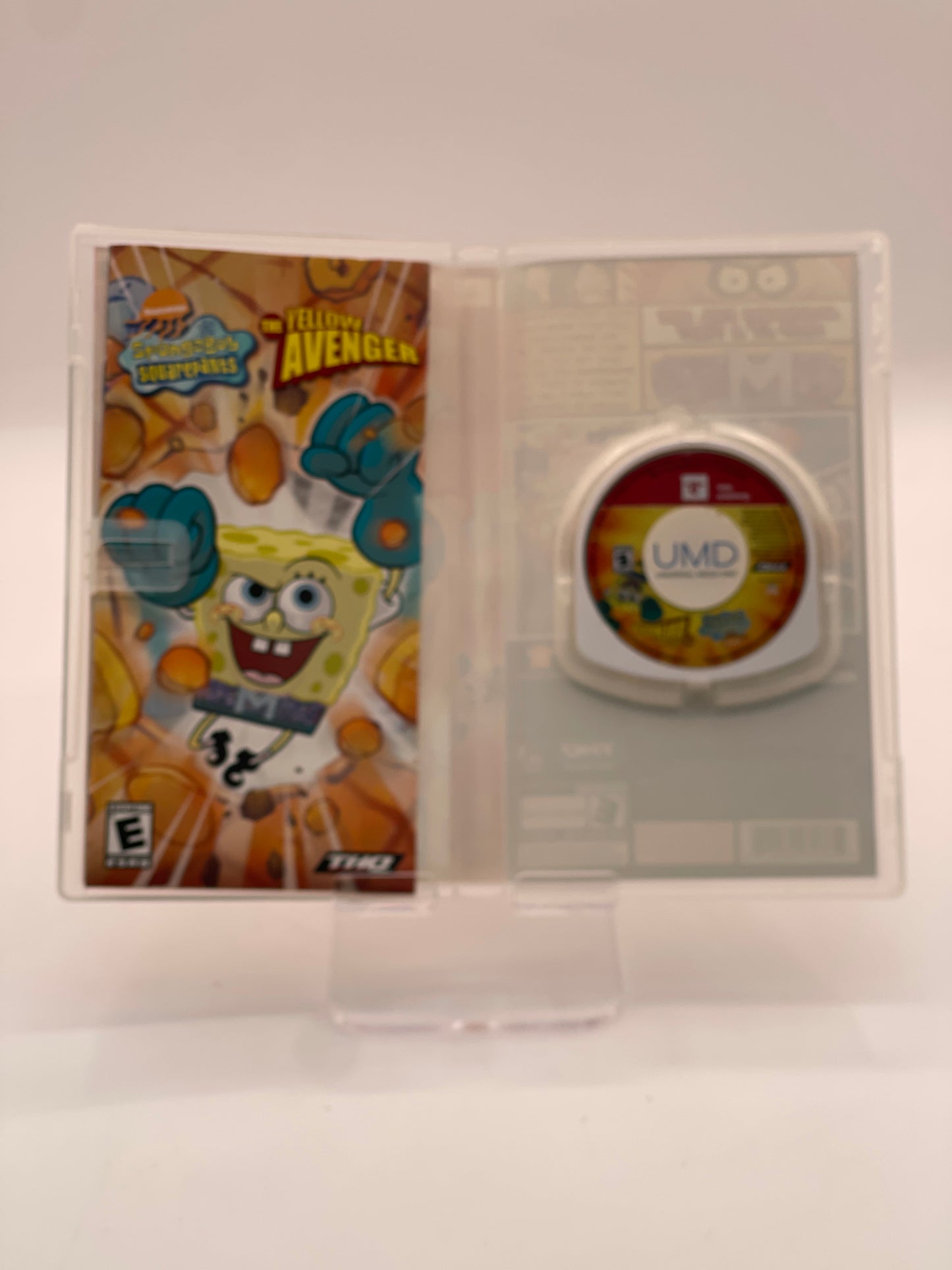 SPONGEBOB SQUAREPANTS: THE YELLOW AVENGER PSP Game CIB