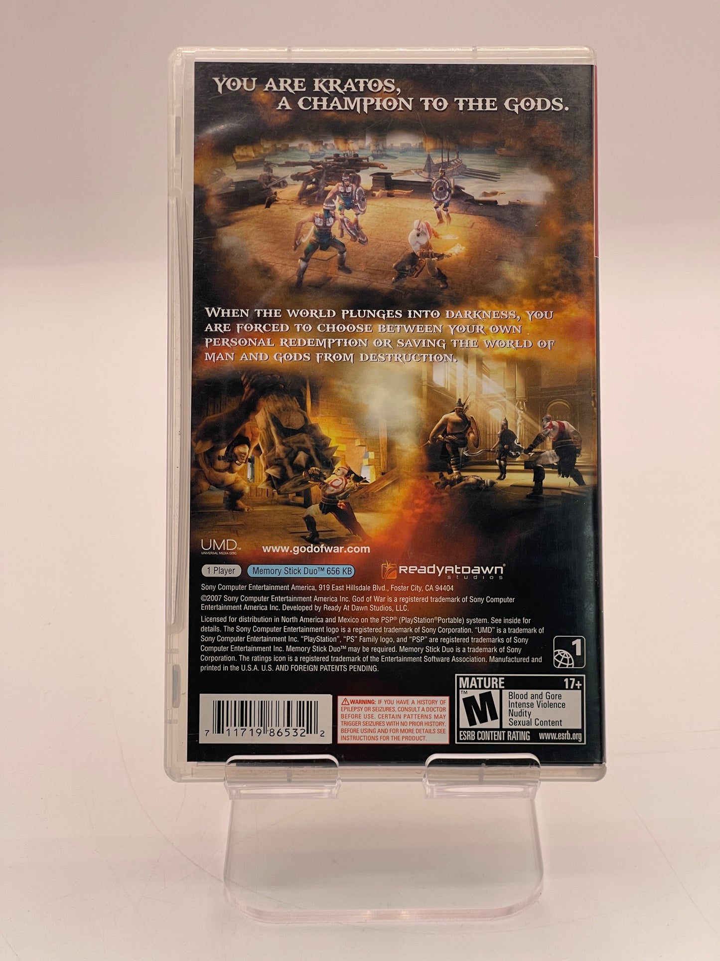 God of War Chains of Olympus (PSP, 2008) CIB *TESTED AND WORKING*