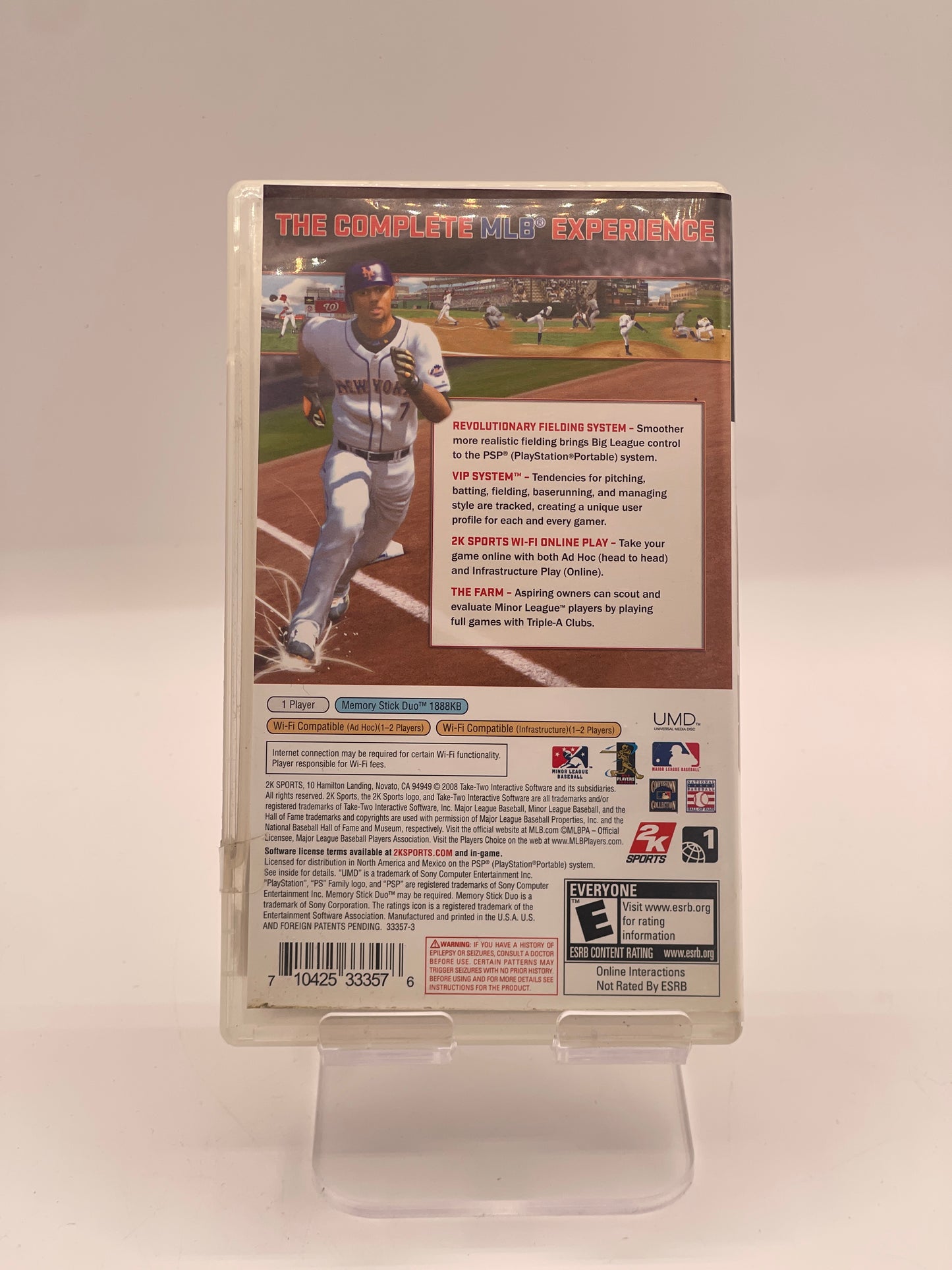 Major League Baseball 2K8 Sony PSP Complete Used