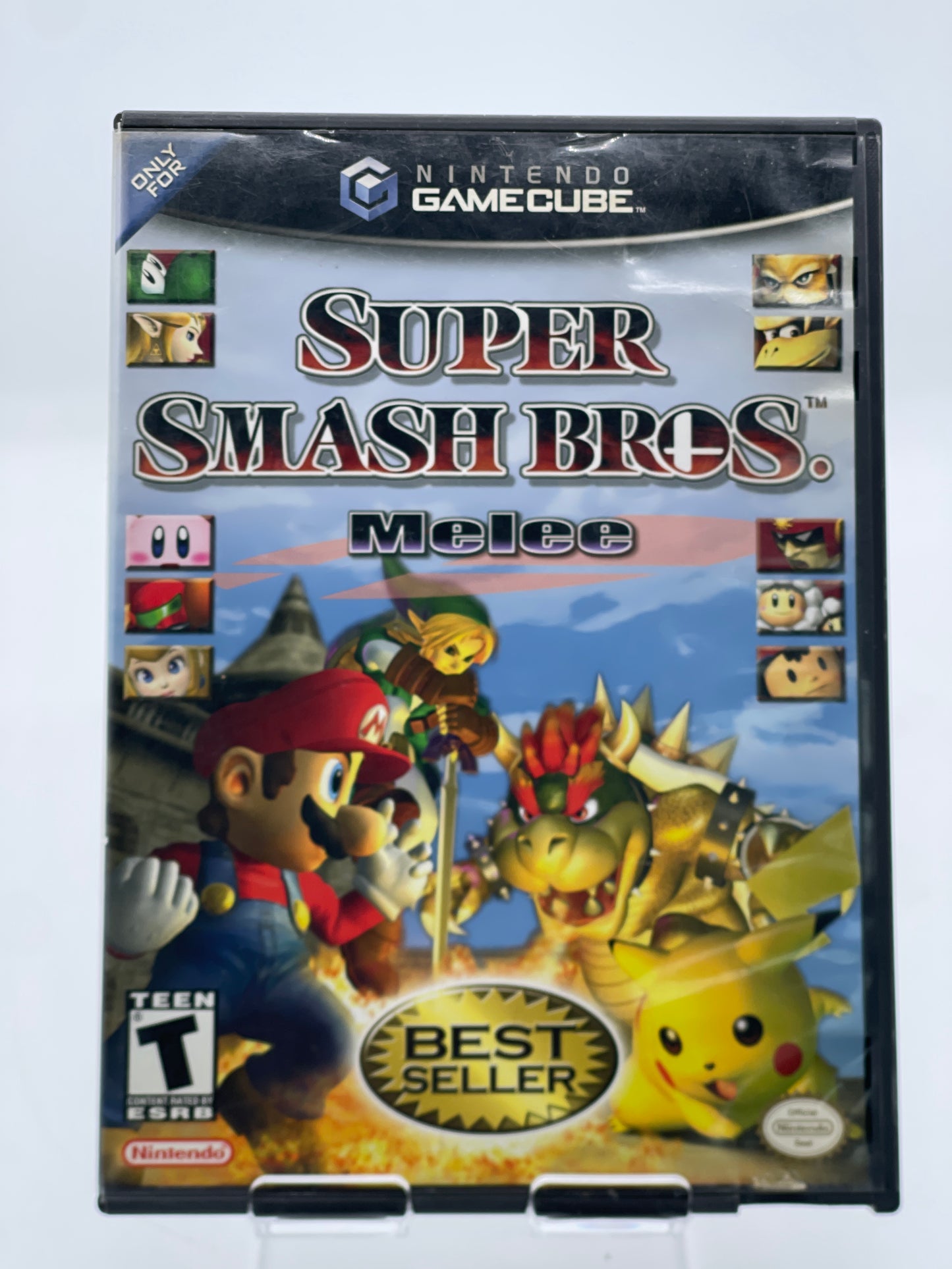 Super Smash Bros Melee (Nintendo GameCube, 2001) with Manual
