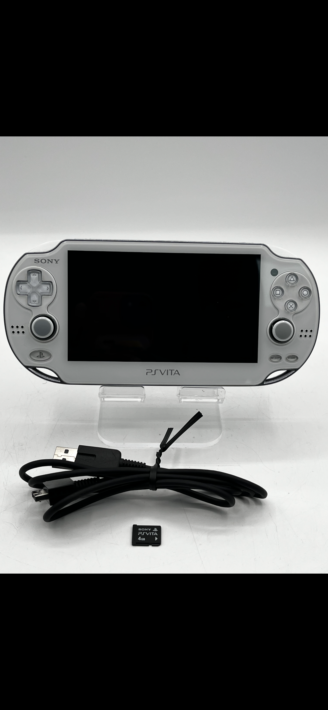 PS Vita PCH-1000 Sony PlayStation Crystal White Console Only Region Free Tested