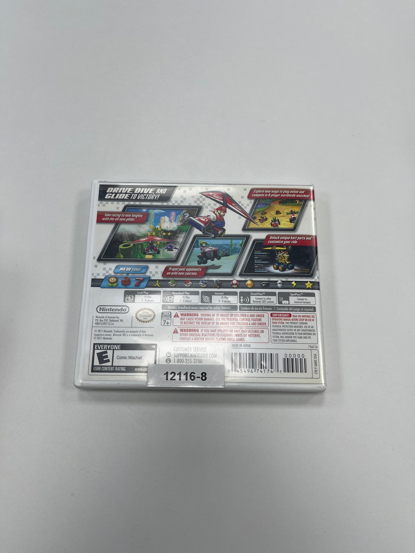 Mario Kart 7 Nintendo 3DS Authentic Complete CIB Manual TESTED