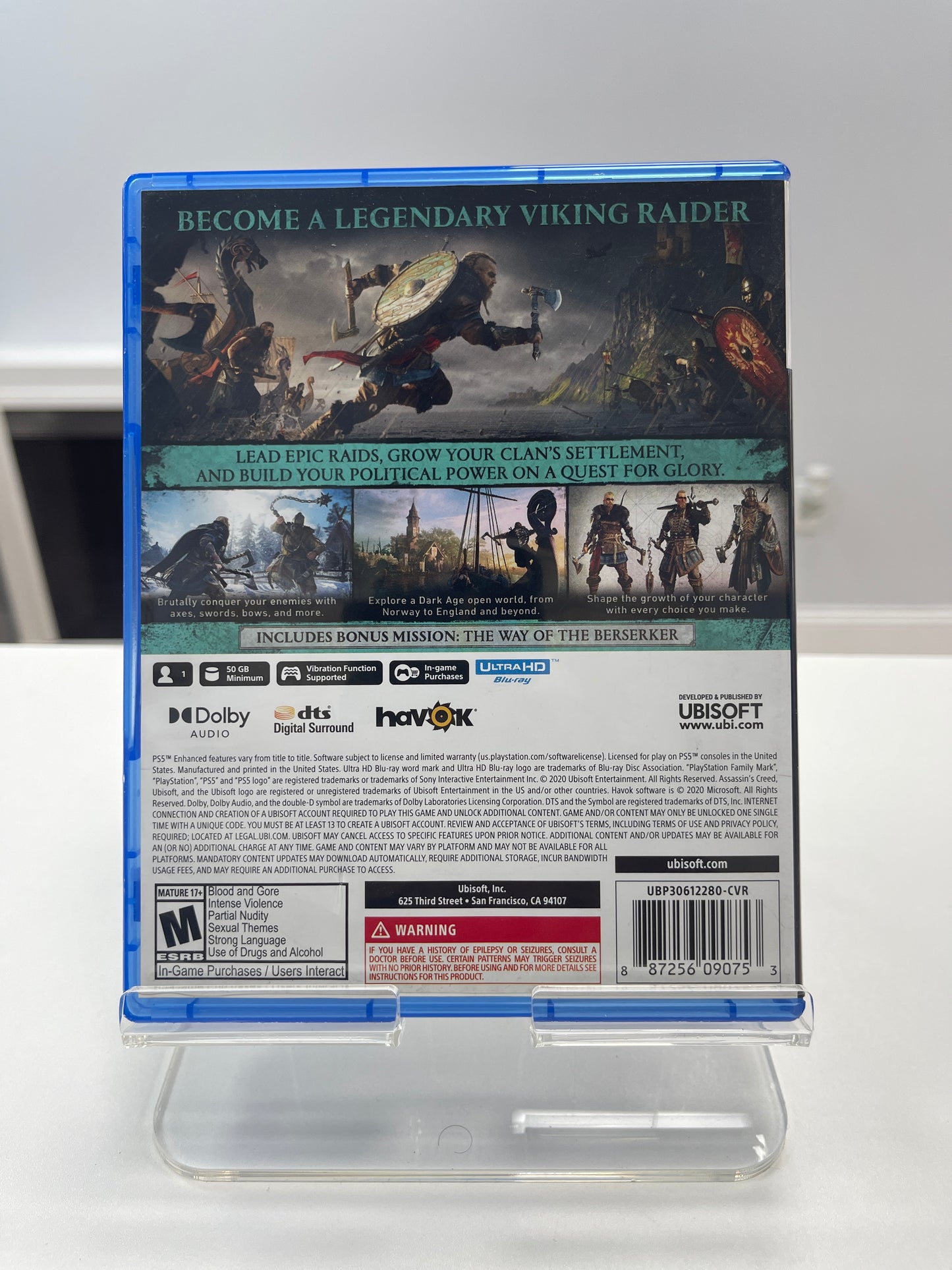 Assassin's Creed Valhalla - Sony PlayStation 5 - Used Great Condition