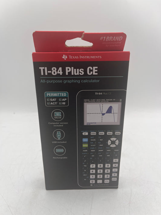 Texas Instruments TI-84 Plus CE Python Graphing Calculator Black New