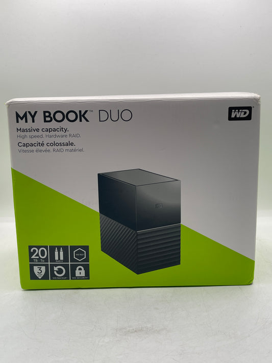 Sold Western Digital 20TB My Book Duo Desktop External Hard Drive
