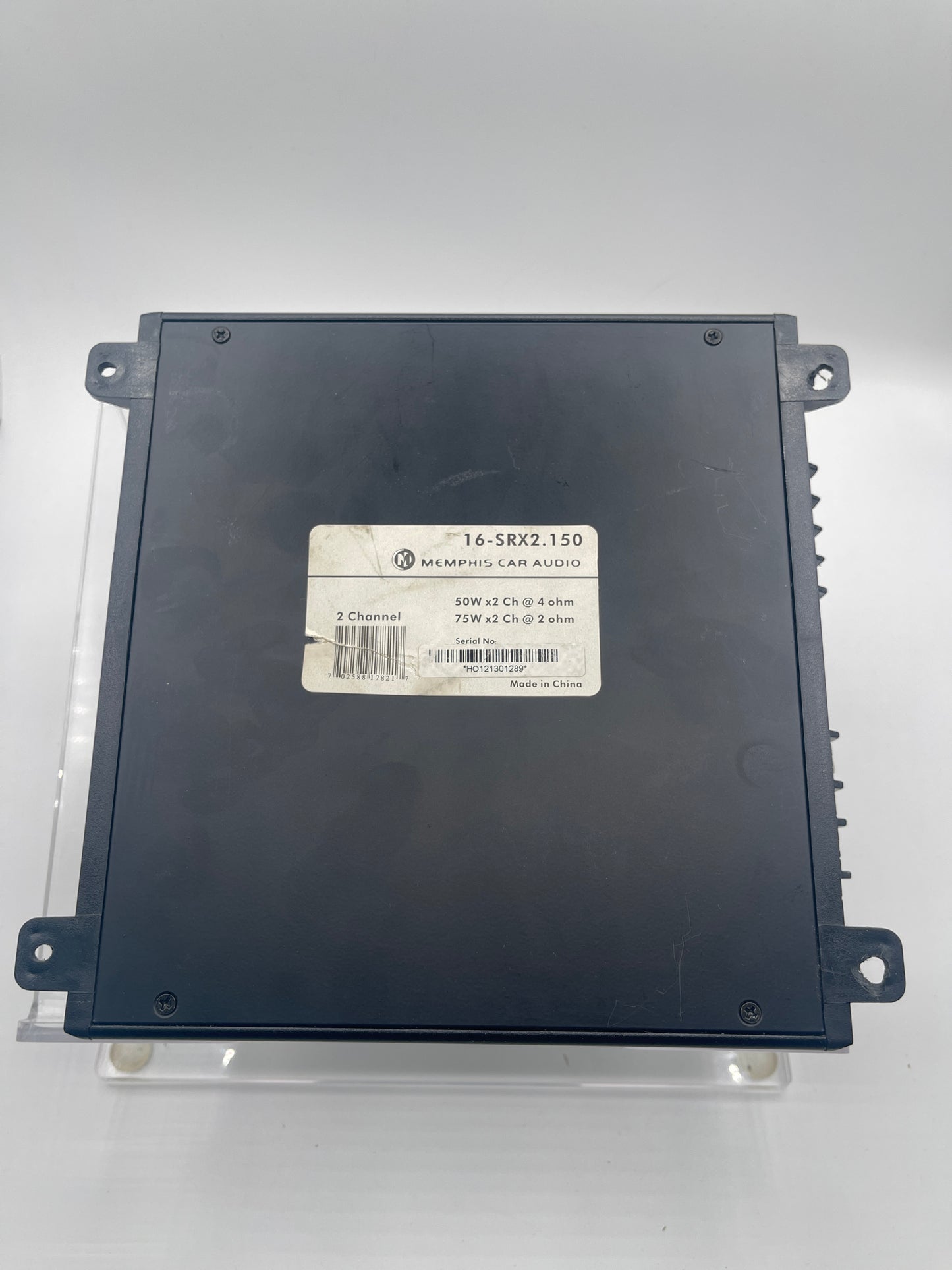 Memphis 16-SRX2.150 2 Channel 150W Class AB Amplifier Black TESTED Free Shipping